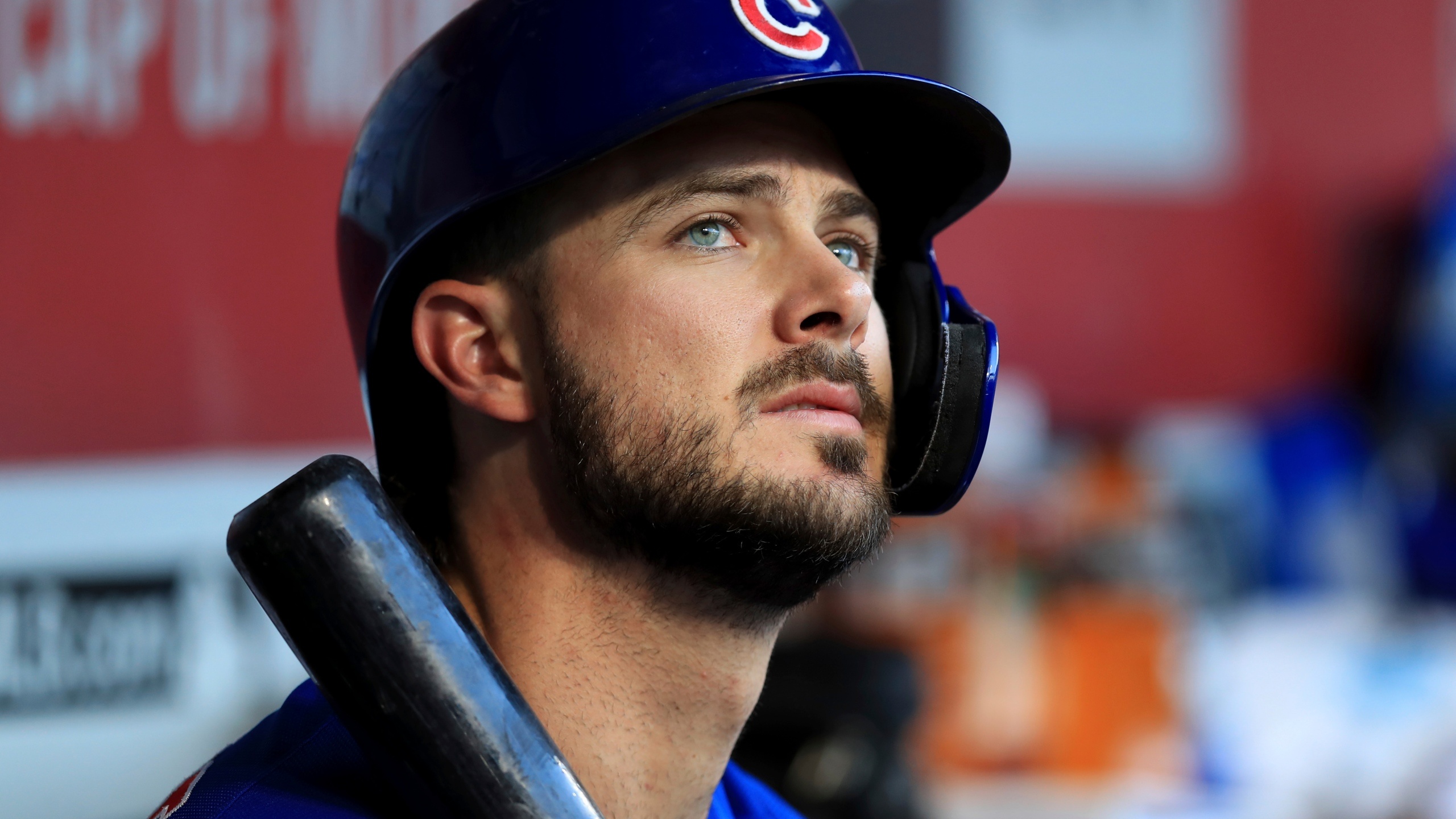 Kris Bryant, Popular wallpapers, Athlete's portrait, Sports background, 2560x1440 HD Desktop