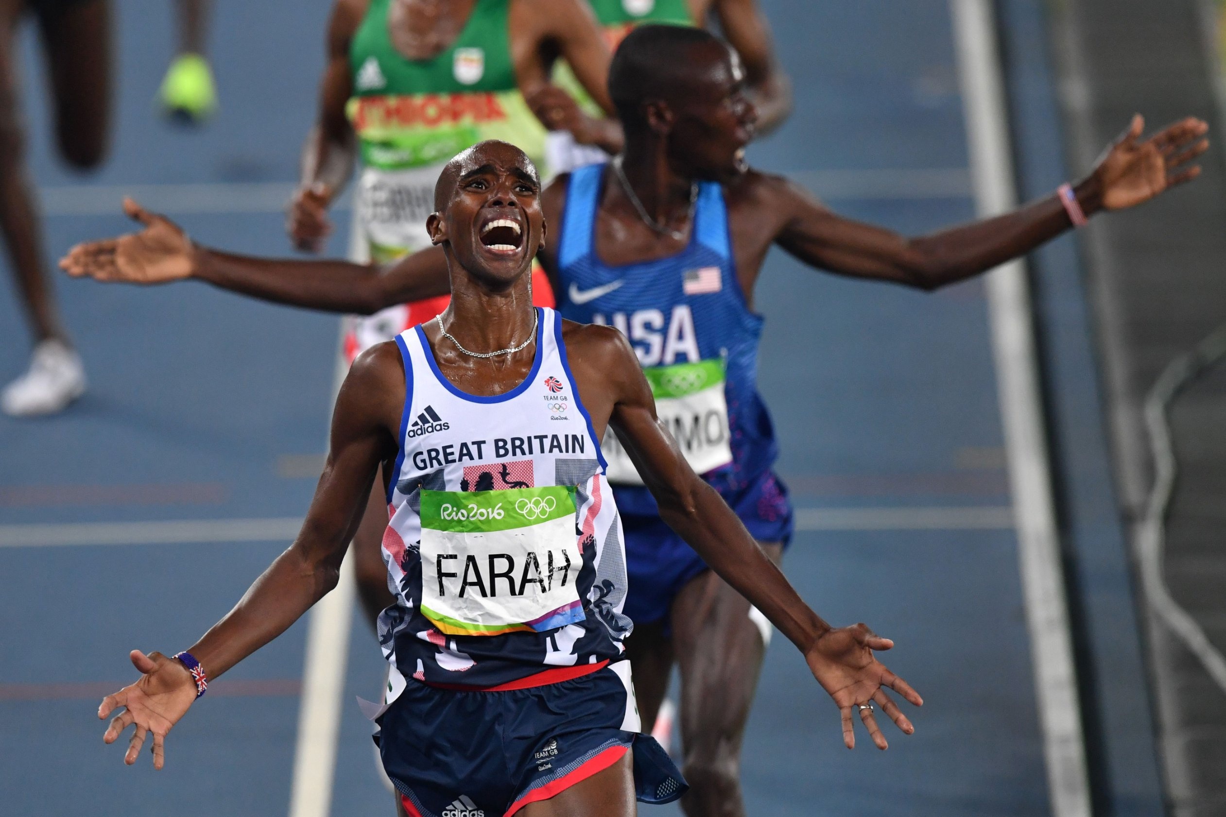 Mo Farah, double double, Rio 2016, 2530x1690 HD Desktop