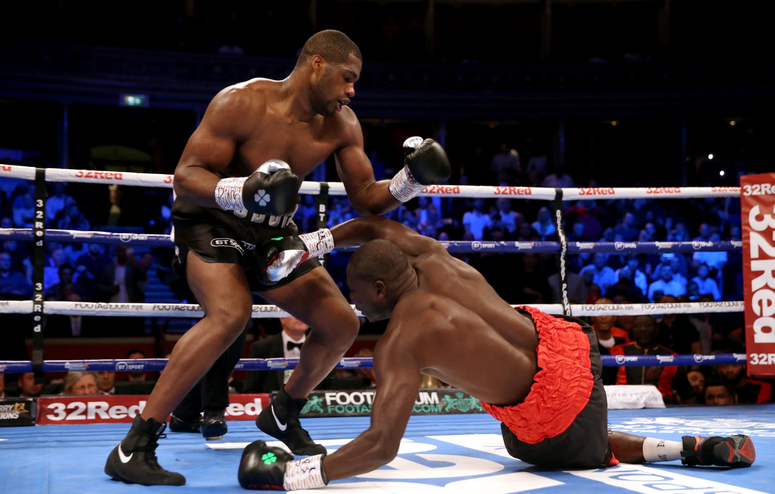 Daniel Dubois, Ebenezer Tetteh, Devastating first round knockout, Unbeaten record, 2500x1600 HD Desktop