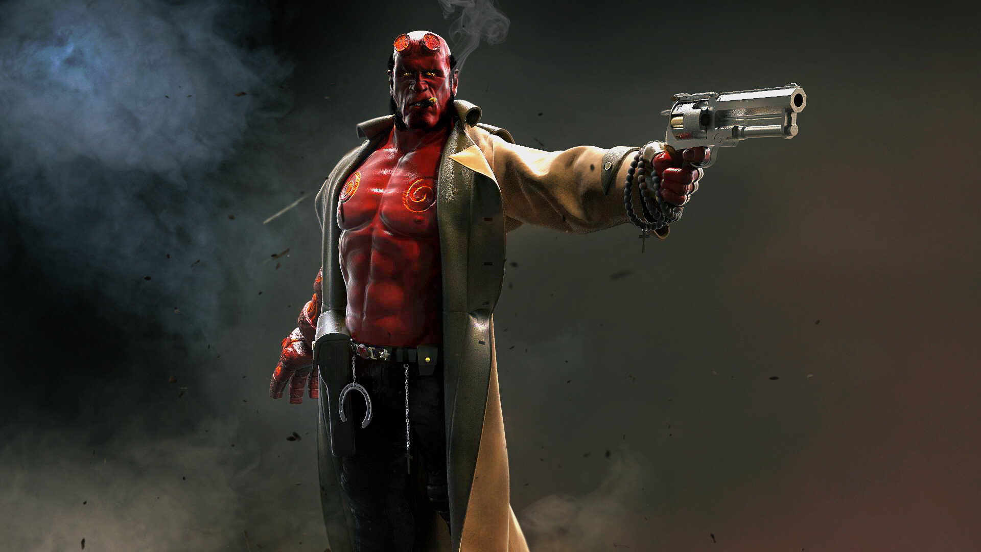 Hellboy arts, Full HD, HD wallpapers, 1920x1080 Full HD Desktop