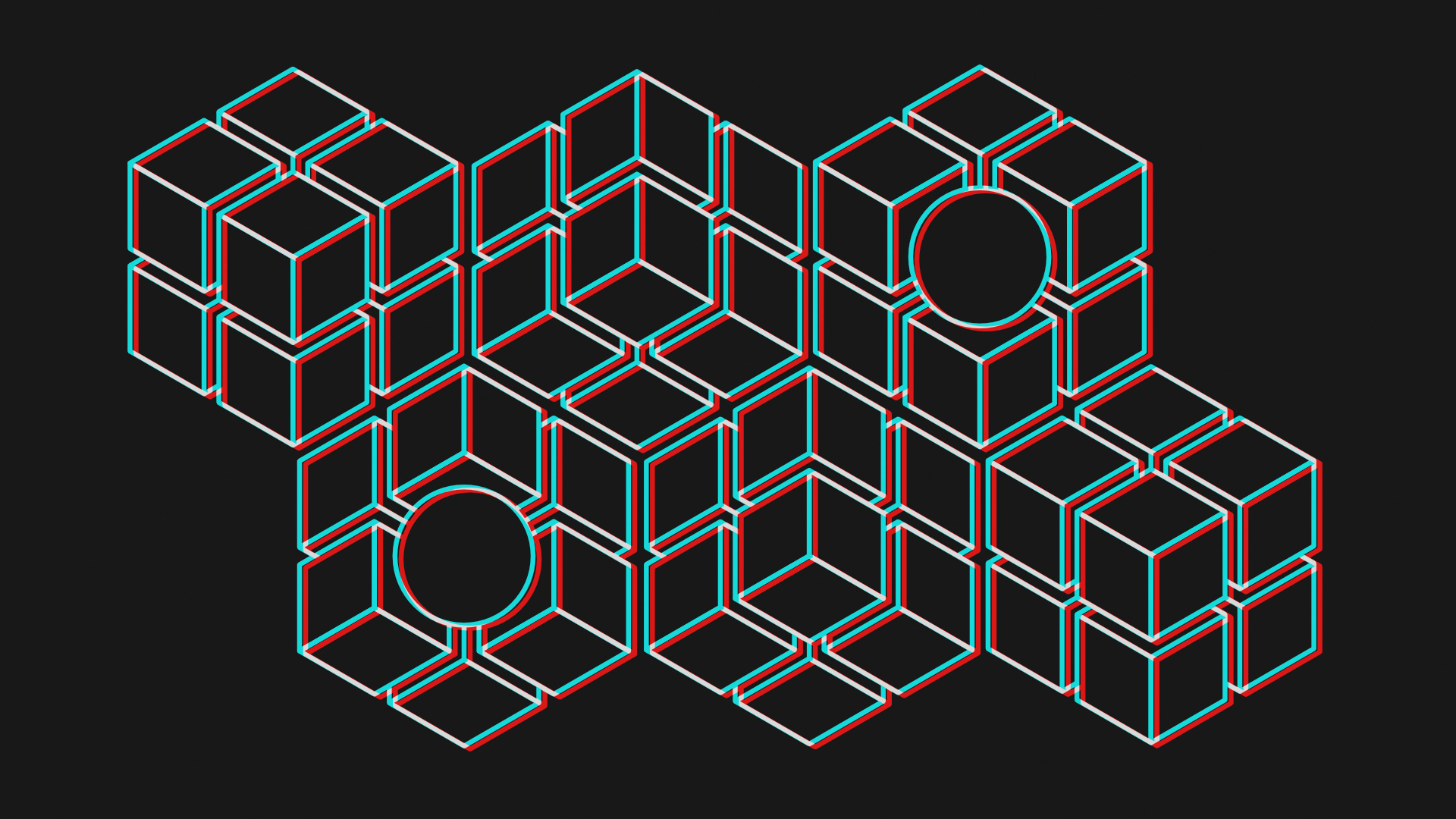 Minimalism, 3D cube, Digital art, Mathhatt, Wallpaper, 1920x1080 Full HD Desktop