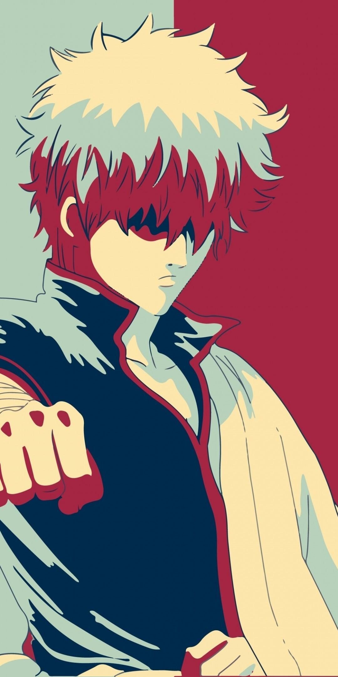 Gintama HD Android, Colourful wallpapers, Anime series, 1080x2160 HD Phone