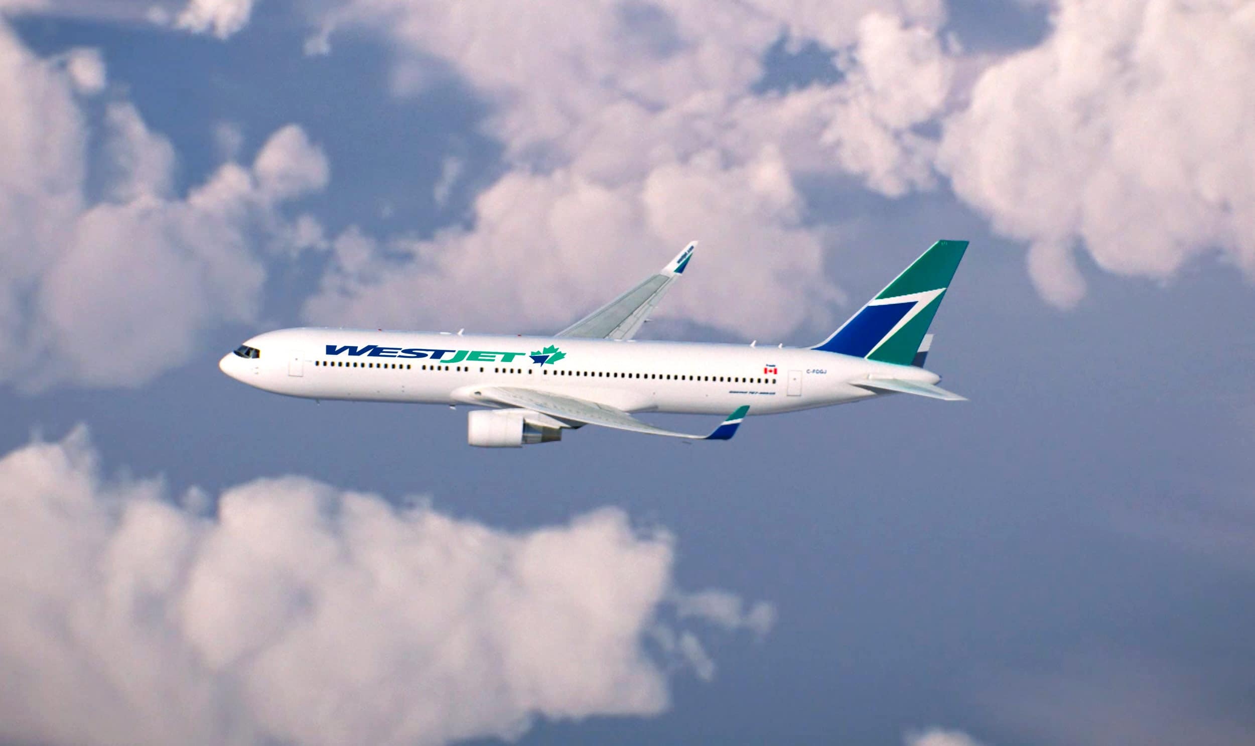 WestJet, First owned 767 300 freighter, ATSG operator, Cargo transportation, 2510x1490 HD Desktop