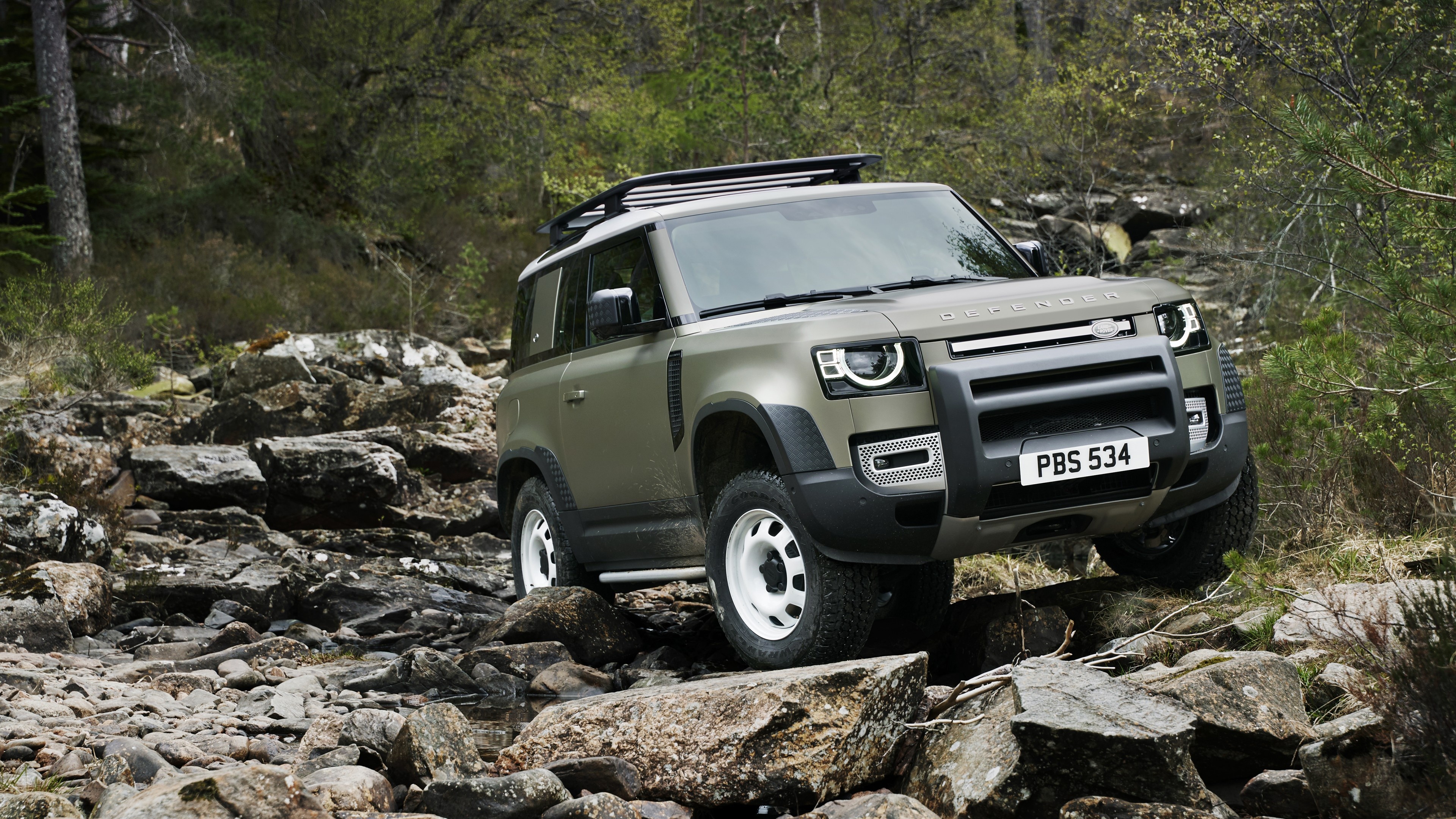 Land Rover Defender, 90 D240 SE, Frankfurt Motor Show, 3840x2160 4K Desktop