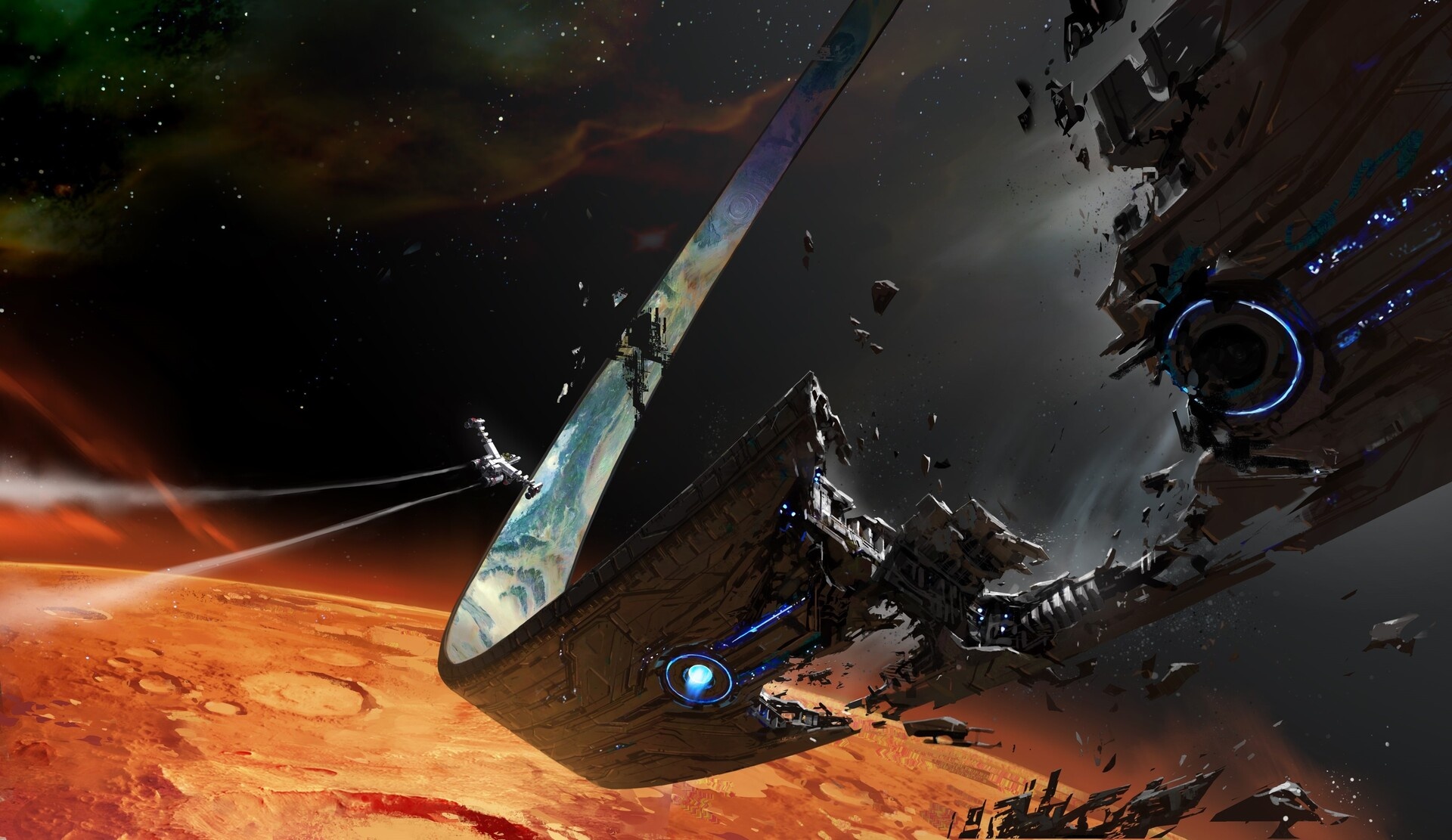 Broken ring, Halo Ring Wallpaper, 1920x1120 HD Desktop