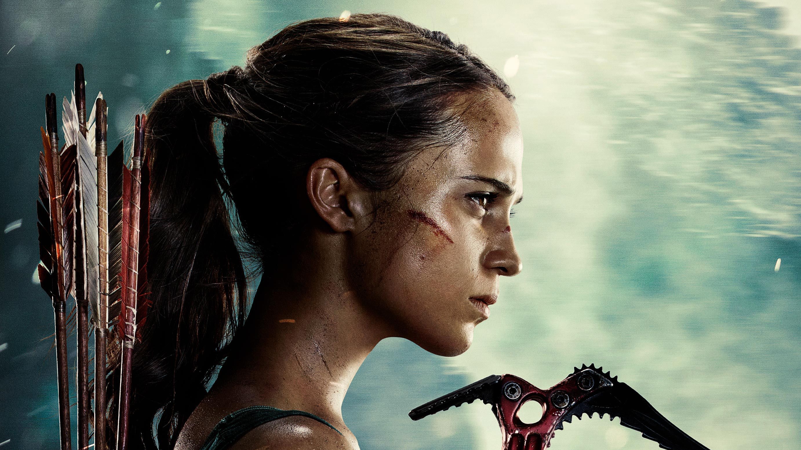 Tomb Raider movie, Intense action scenes, Adventurous heroine, Thrilling plot, 2770x1560 HD Desktop