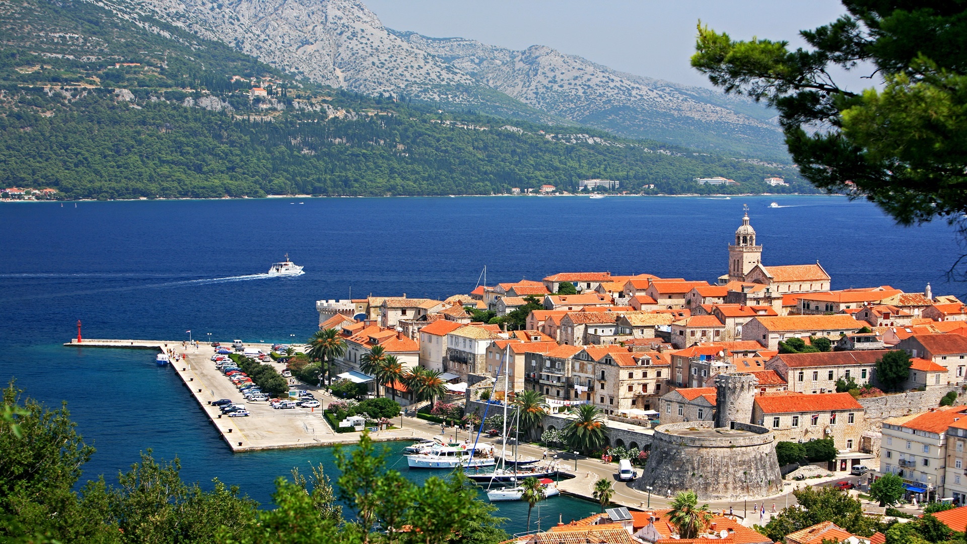 Korcula, Summer in Peljesac, Ljeto Peljesac, Warm weather, 1920x1080 Full HD Desktop