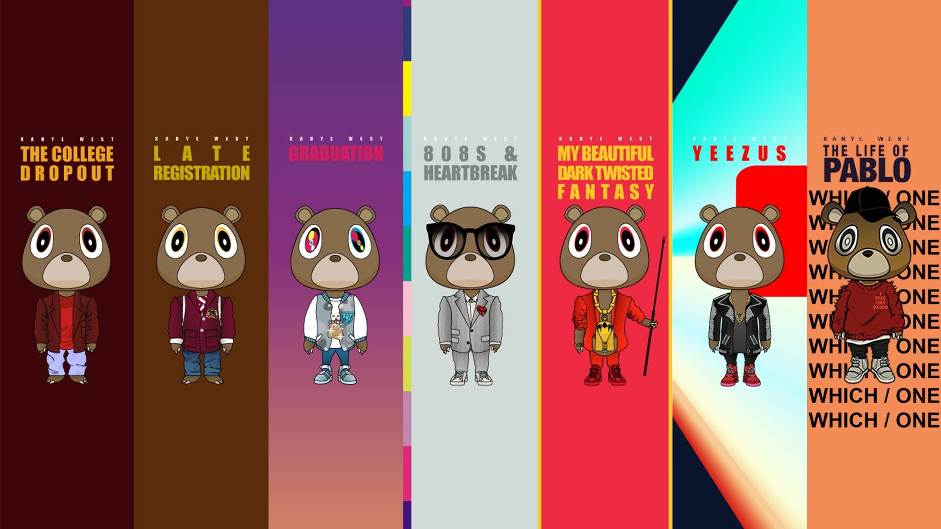 Kanye West, Graduation album, iPhone wallpapers, 4K HD, 1920x1080 Full HD Desktop