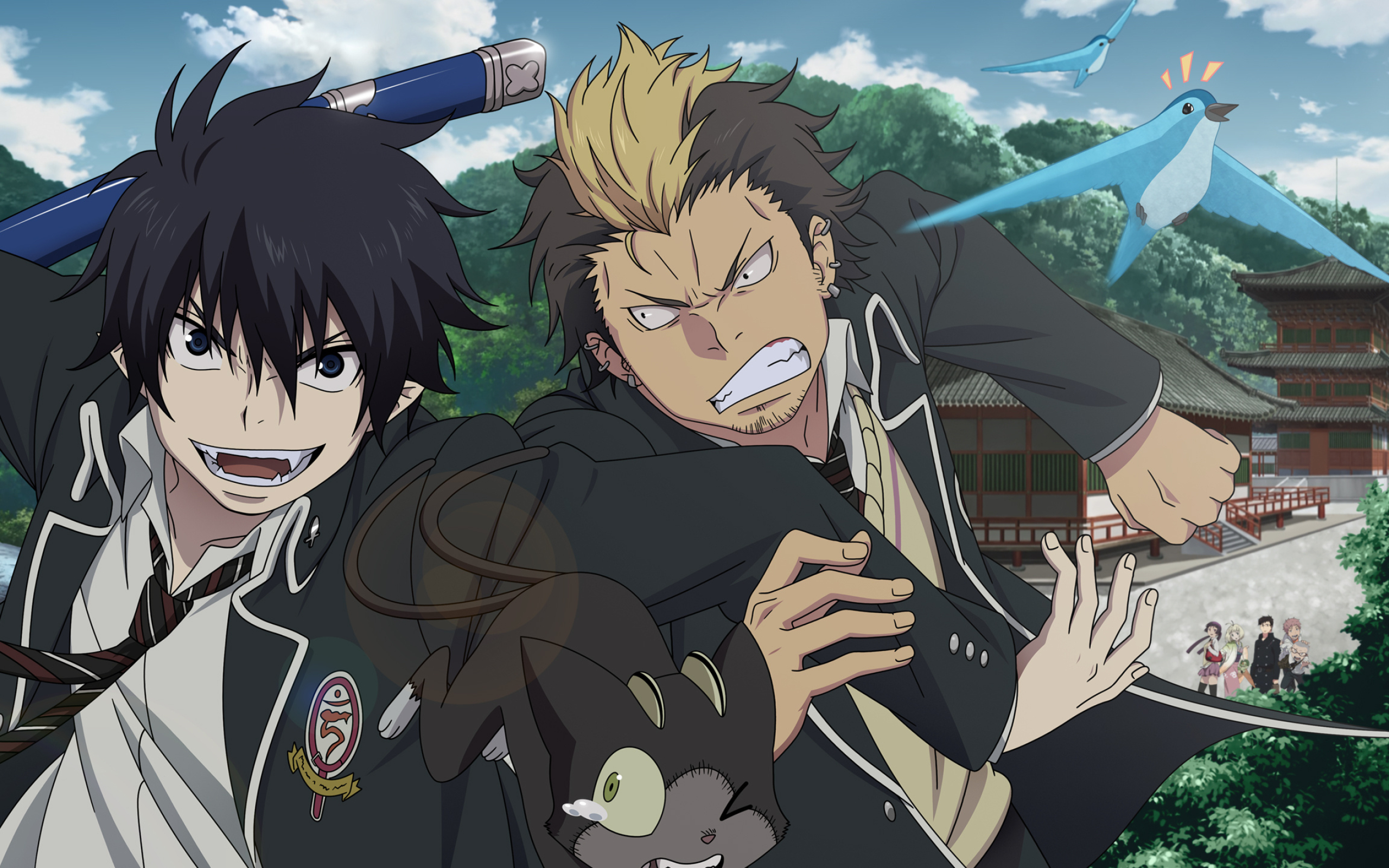 Blue Exorcist, HD wallpaper, Immersive background, Captivating visuals, 2560x1600 HD Desktop