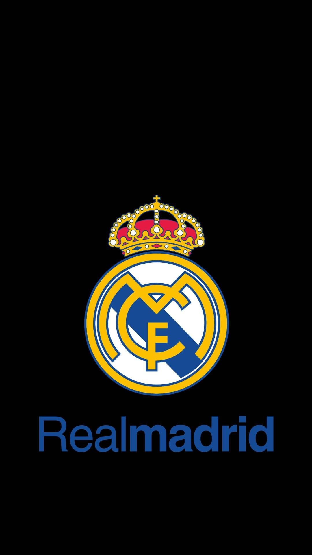 Real Madrid crest, Realmadrid, Spanish royal crown, Full HD Phone wallpaper