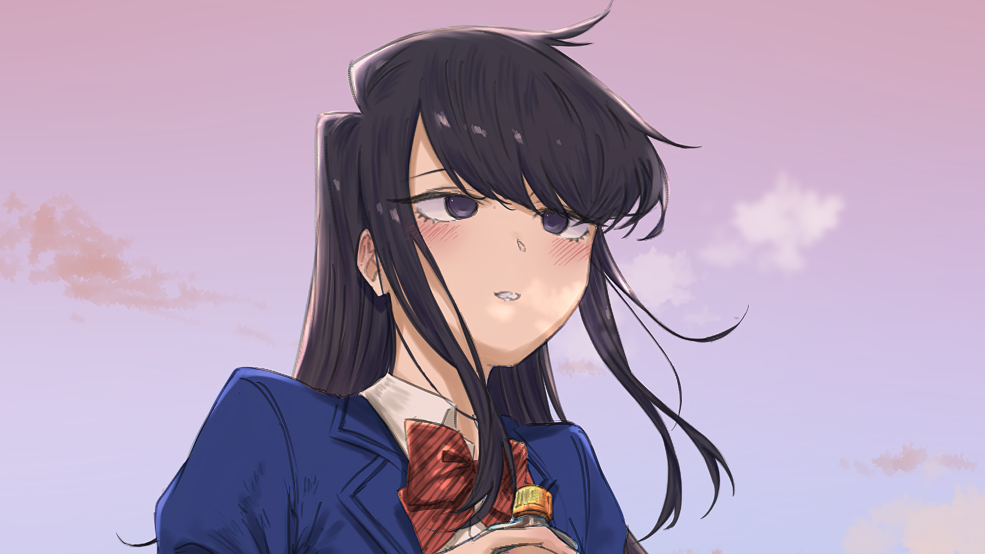 Komi san wallpapers, Phone backgrounds, Stunning visuals, Komi's charm, 3840x2160 4K Desktop