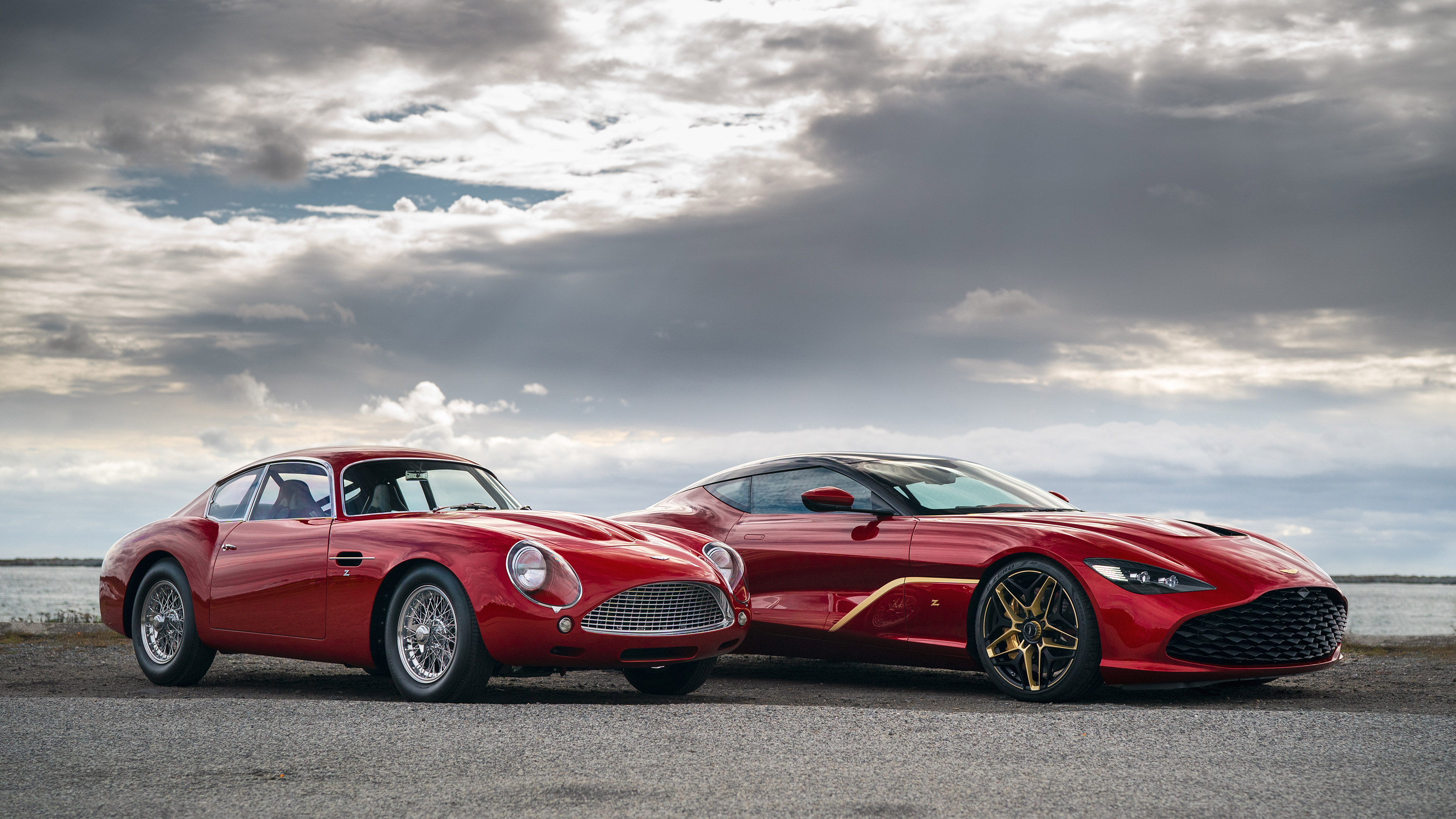 DB4 GT Zagato vs DBS GT Zagato, Aston Martin DBS Wallpaper, 3840x2160 4K Desktop