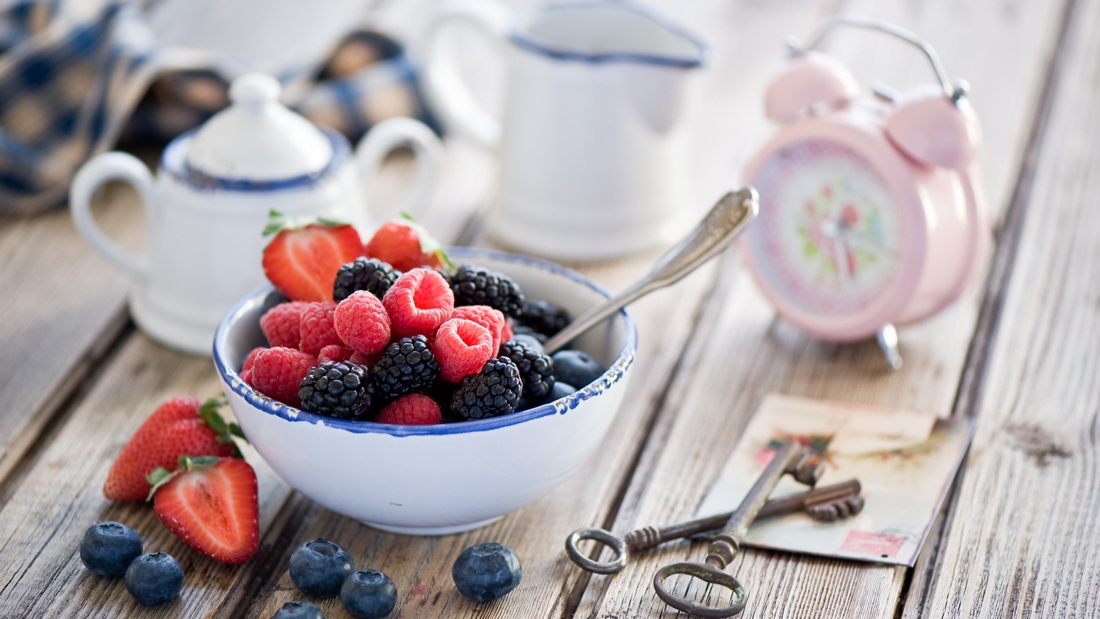 Berries, Healthy Food Wallpaper, 3840x2160 4K Desktop