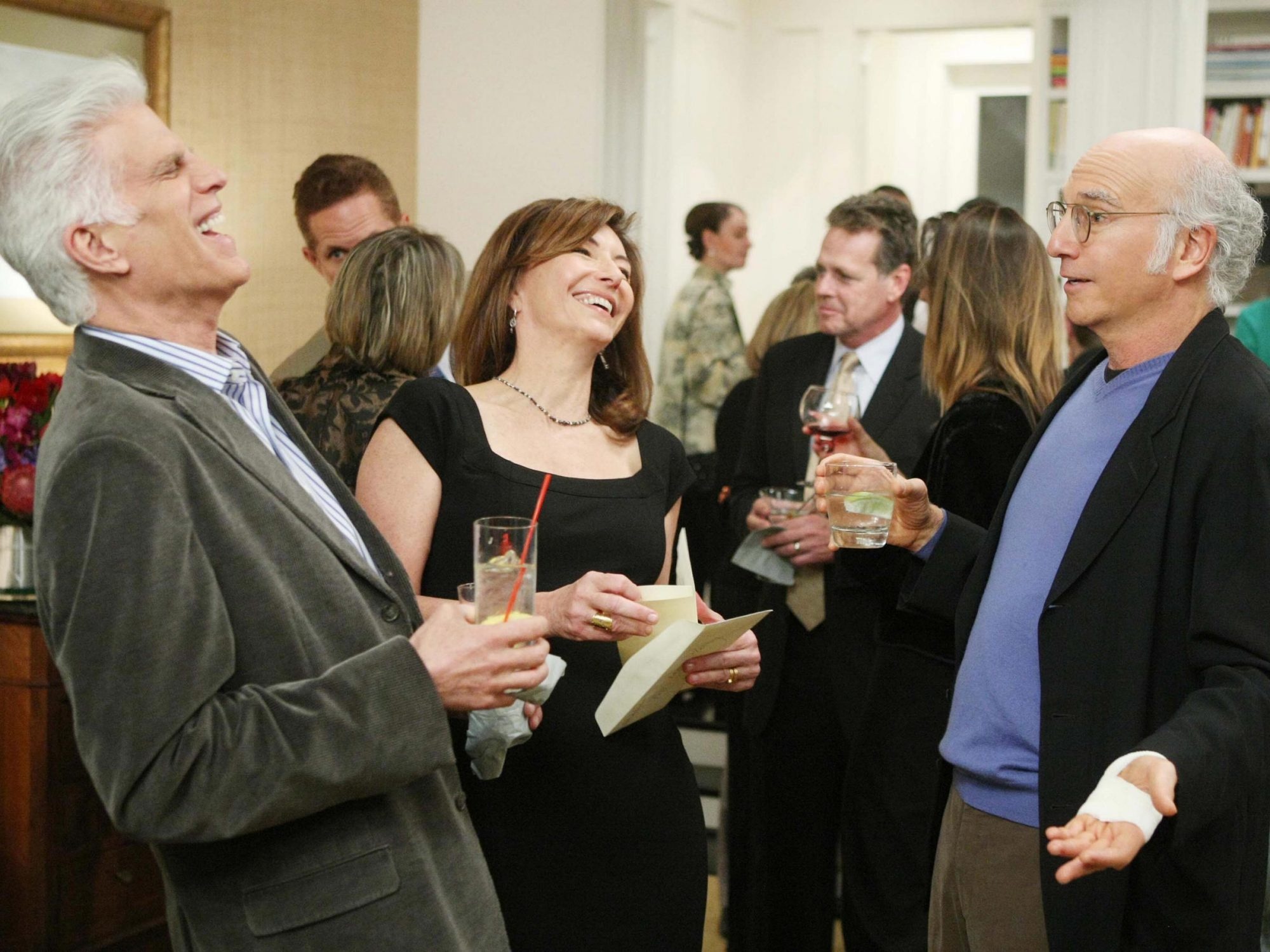 Curb Your Enthusiasm, Mary Steenburgen's return, Larry David's comedy, 2000x1500 HD Desktop