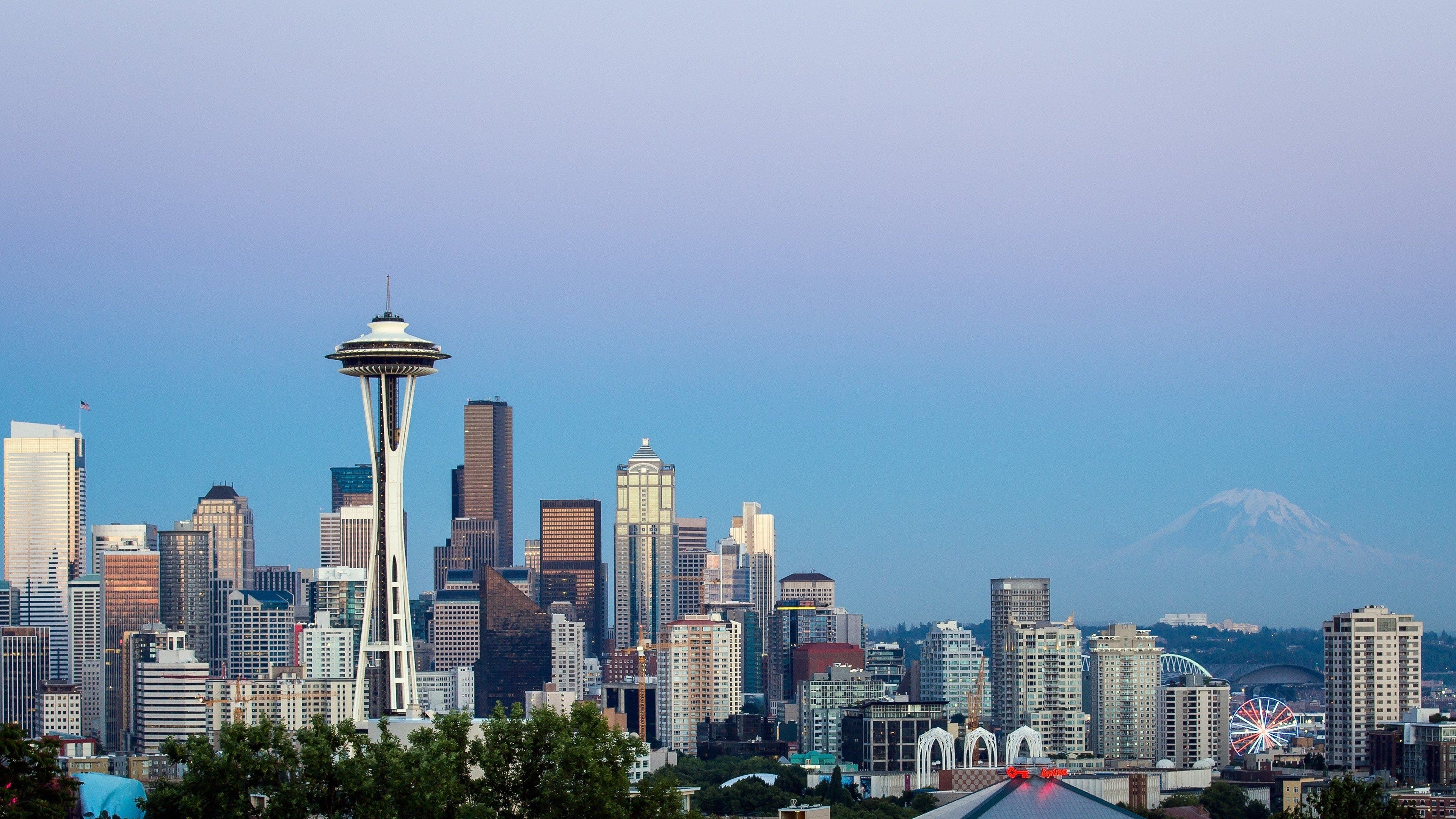 Lower Queen Anne neighborhood, Seattle Wallpaper, 3840x2160 4K Desktop