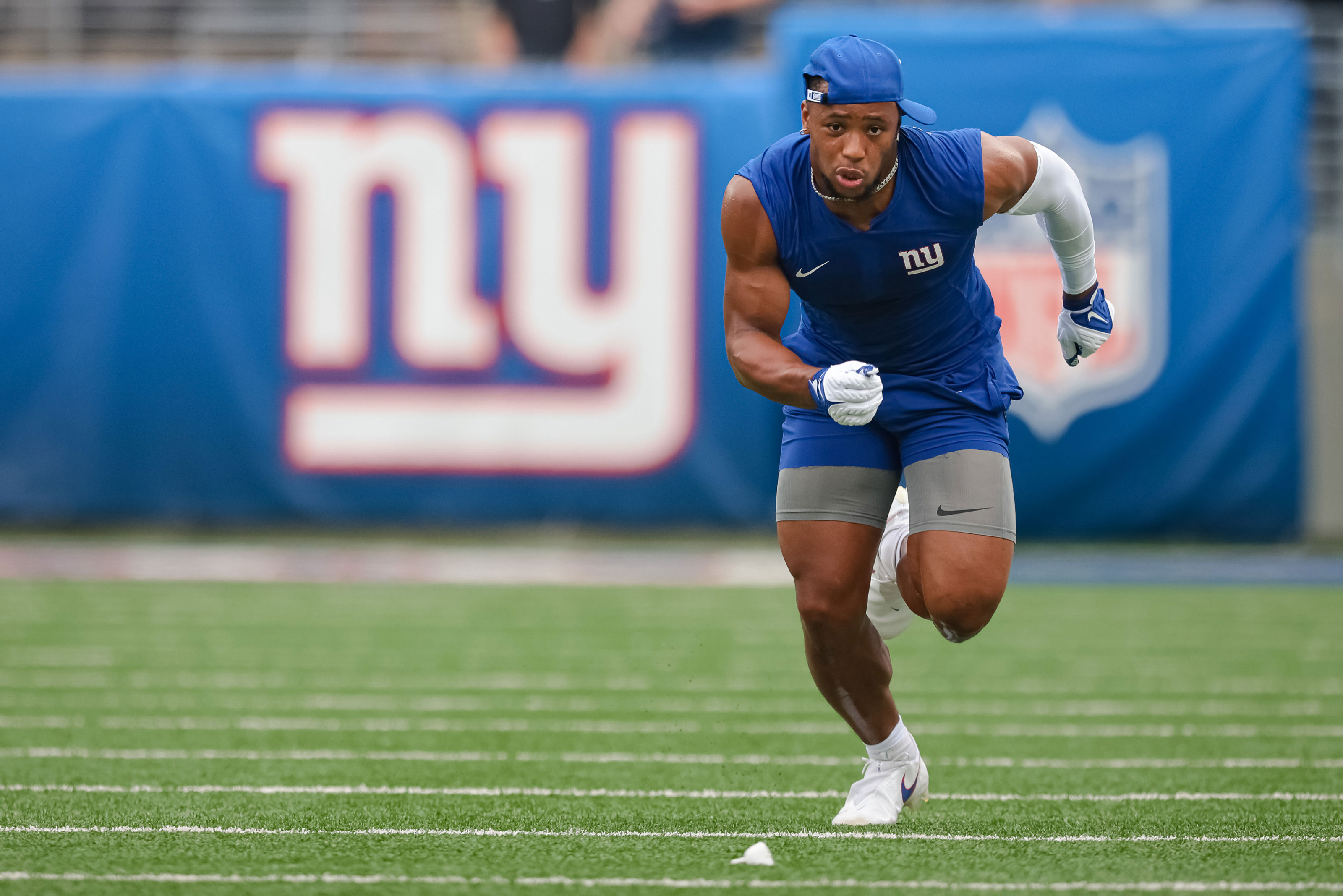 NFL preseason 2021, Saquon Barkley Wallpaper, 3200x2140 HD Desktop