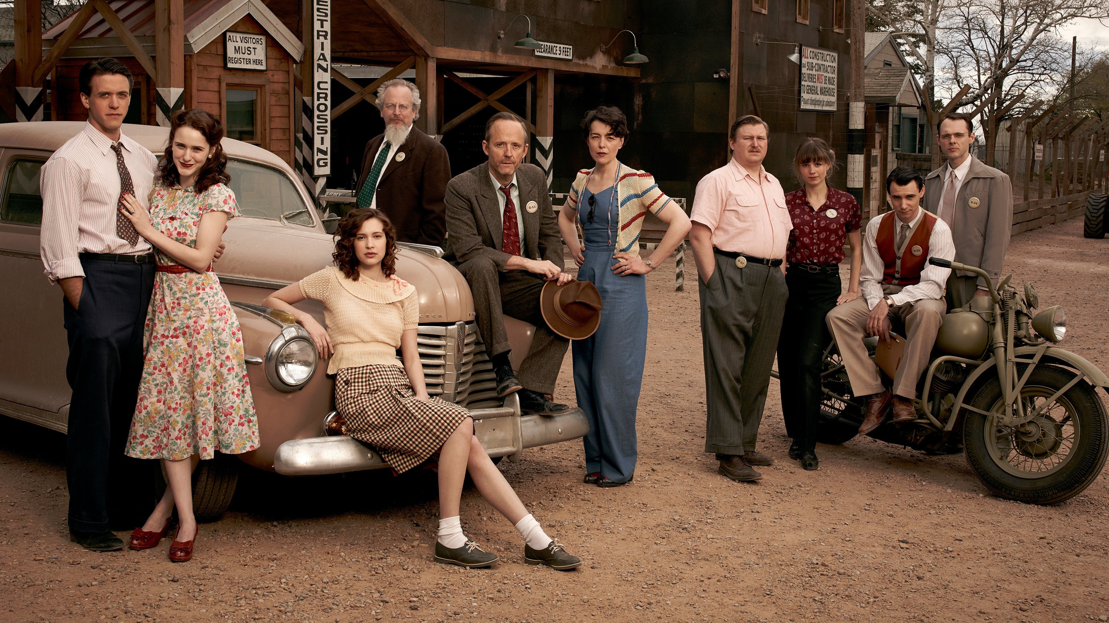 Manhattan, Historical drama set in Los Alamos, Enigmatic atomic scientists, Suspenseful TV series, 3600x2030 HD Desktop
