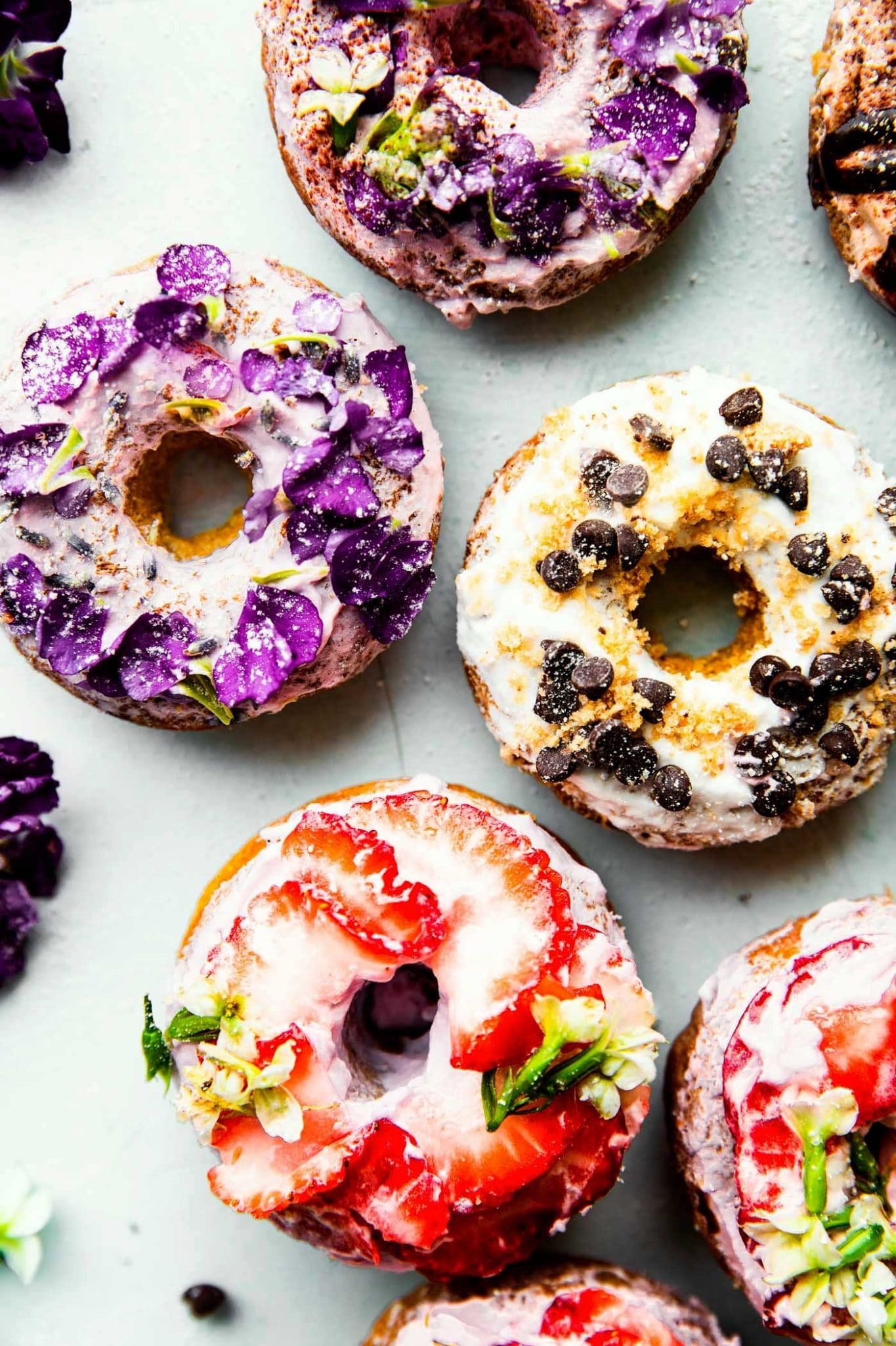 Baked vegan donuts, Dessert-style, Plant-based treat, Guilt-free indulgence, 1370x2050 HD Phone