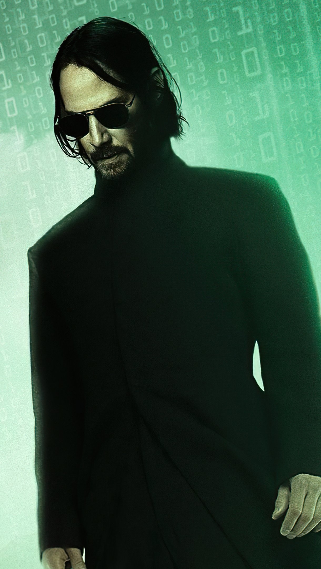 The Matrix Resurrections, 4K Ultra HD wallpaper, Futuristic aesthetics, Sci-fi, 1220x2160 HD Phone