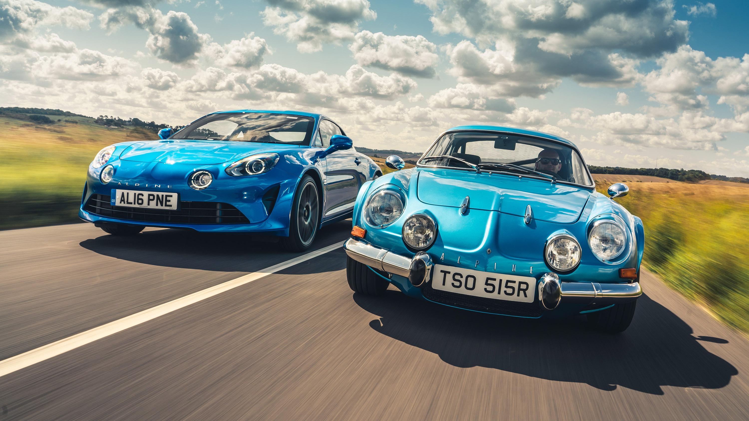 Alpine A110, Design, Art, Automotive, Evolution, 3000x1690 HD Desktop