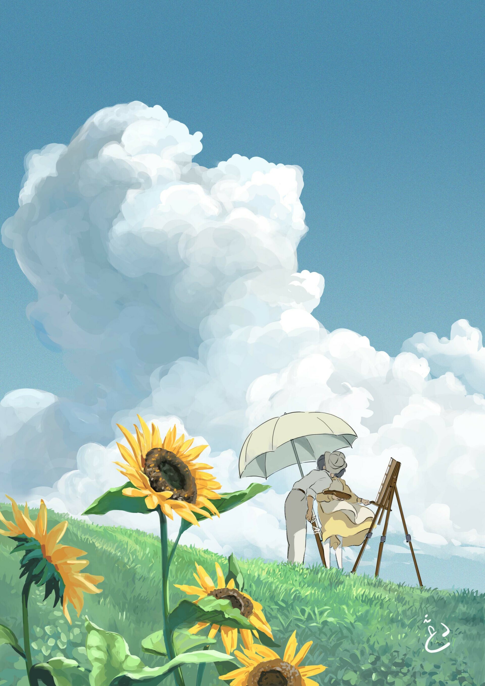 The Wind Rises, Artstation, Fanart, Painting, 1920x2720 HD Phone