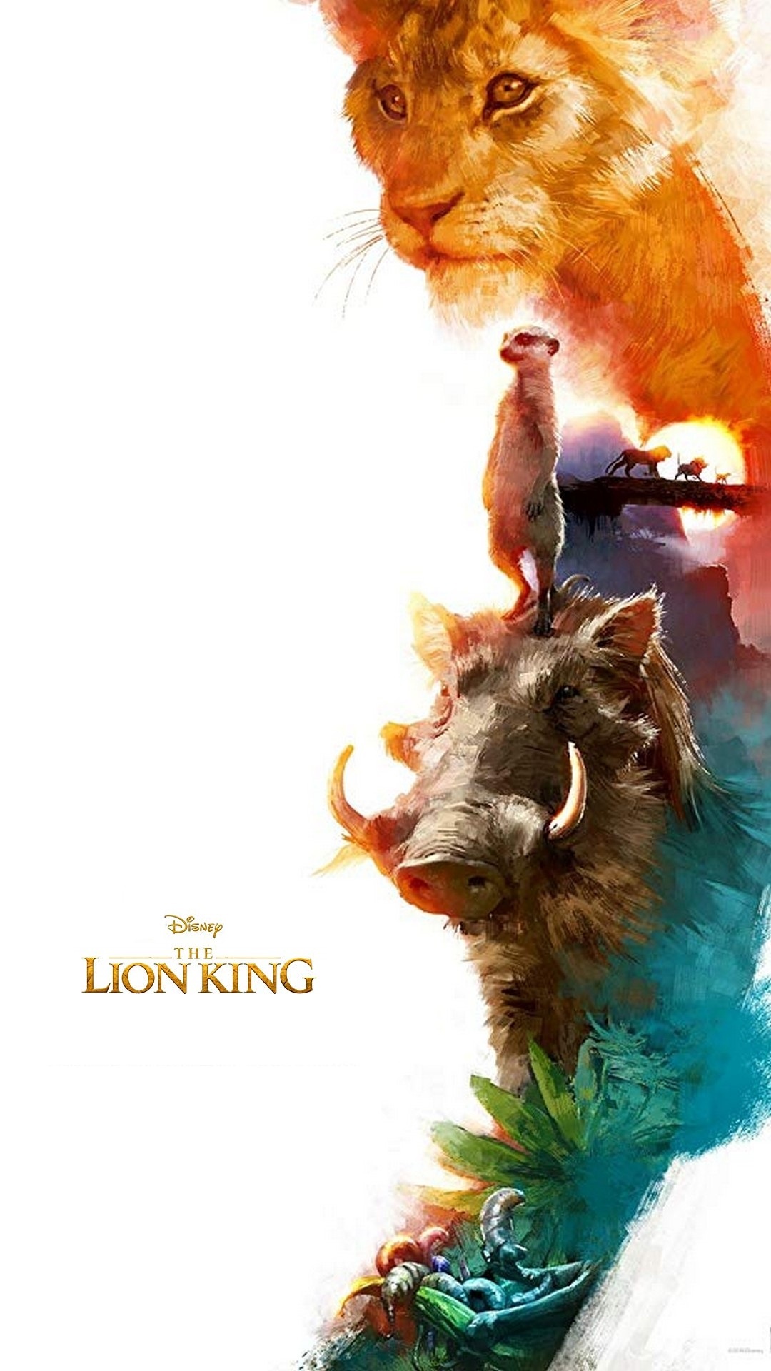 The Lion King, Movie Poster Wallpaper, 1080x1920 Full HD Phone