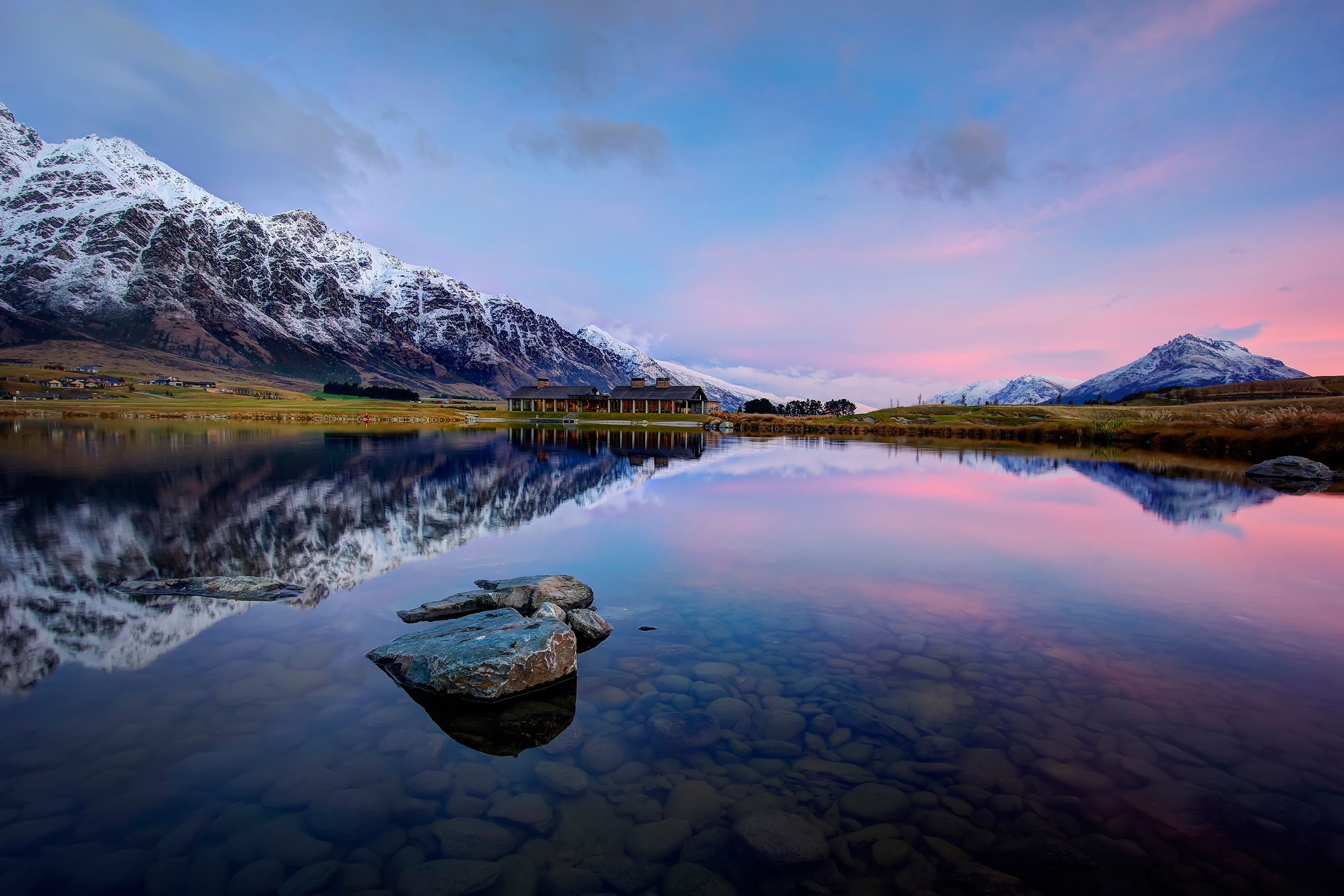 Blue Lake, New Zealand, Queenstown travels, 3000x2000 HD Desktop