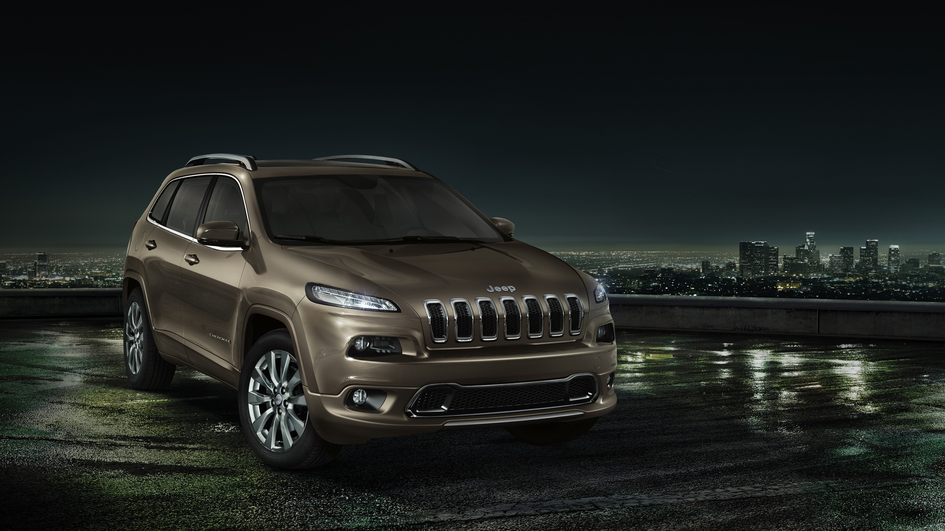 Jeep Cherokee overland, Geneva auto show, SUV cars, 3840x2160 4K Desktop