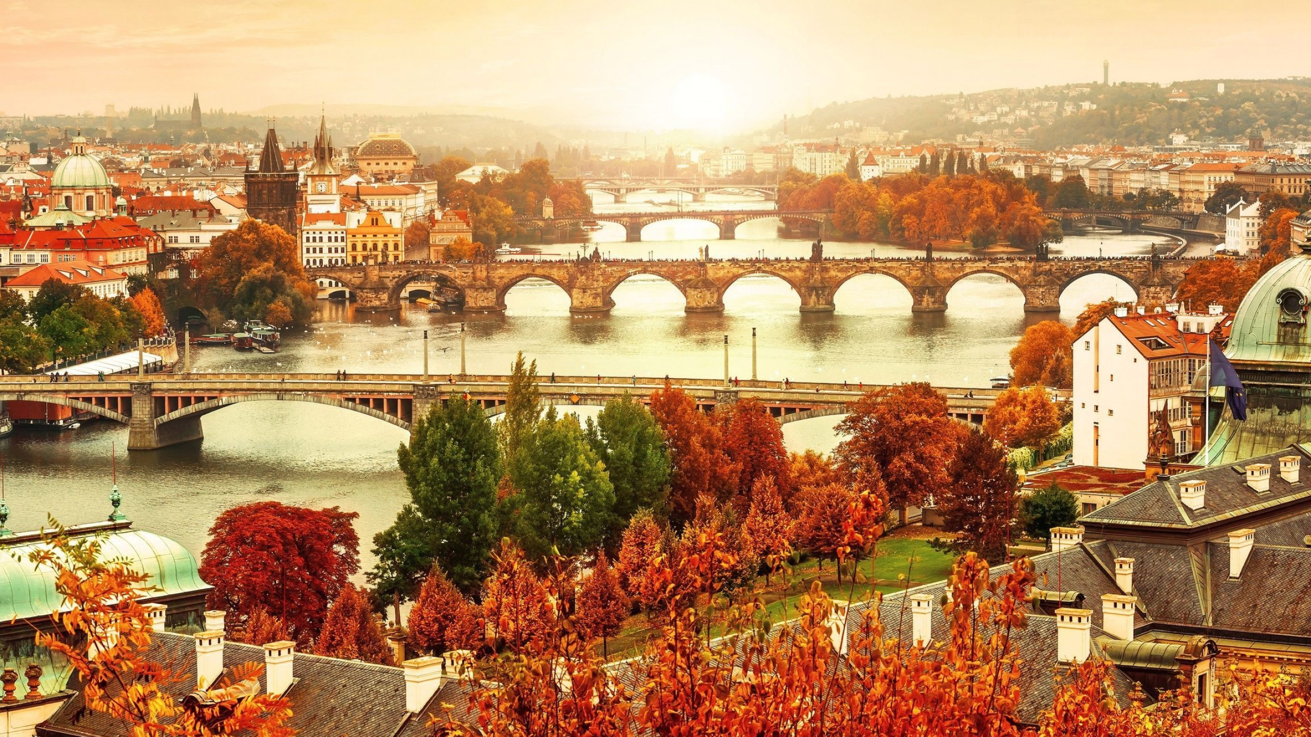 Prague city, Travels, Wide wallpapers, HD, 2560x1440 HD Desktop