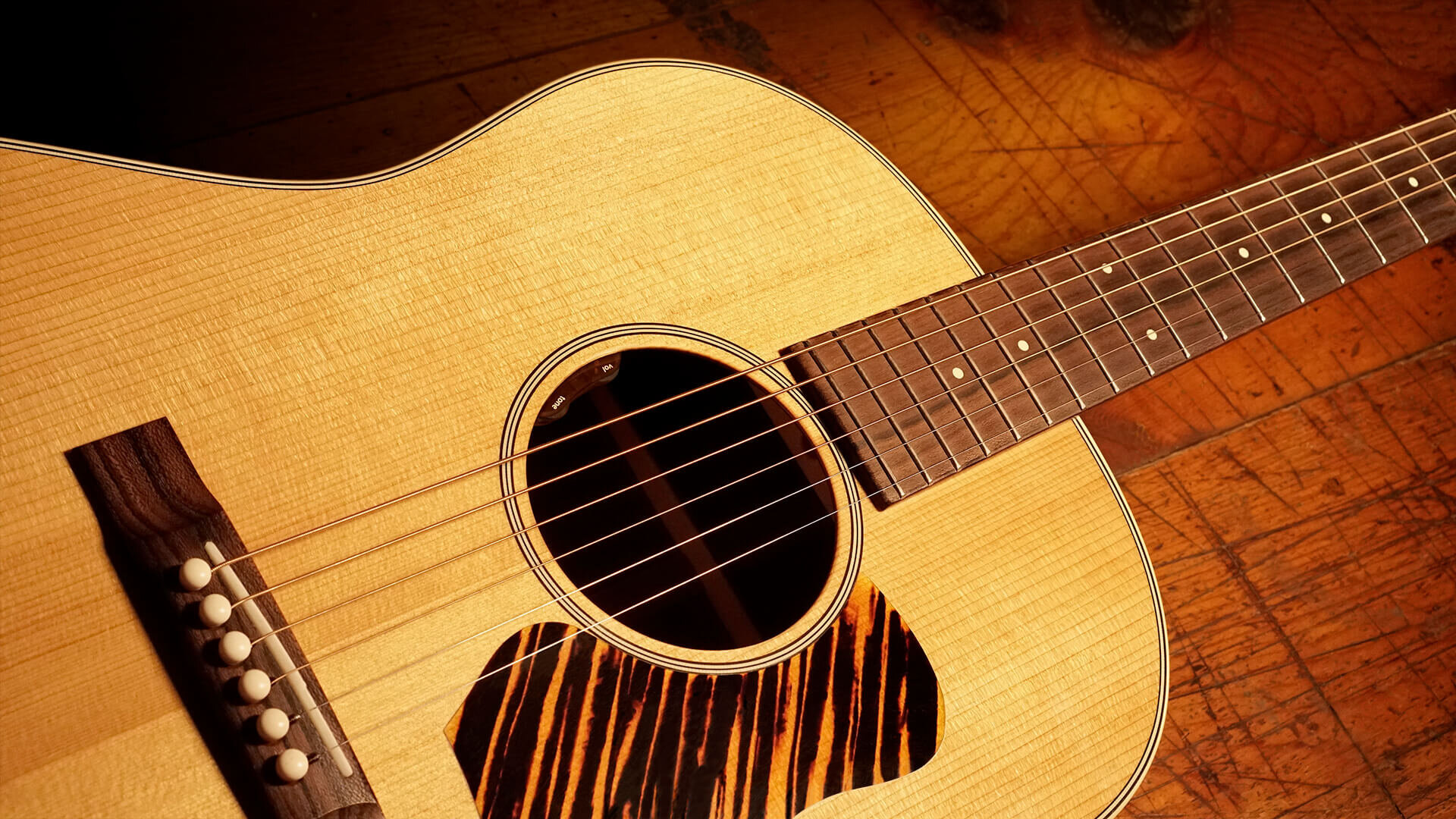 Gibson J-35 30s Faded, Acoustic Guitar Wallpaper, 1920x1080 Full HD Desktop