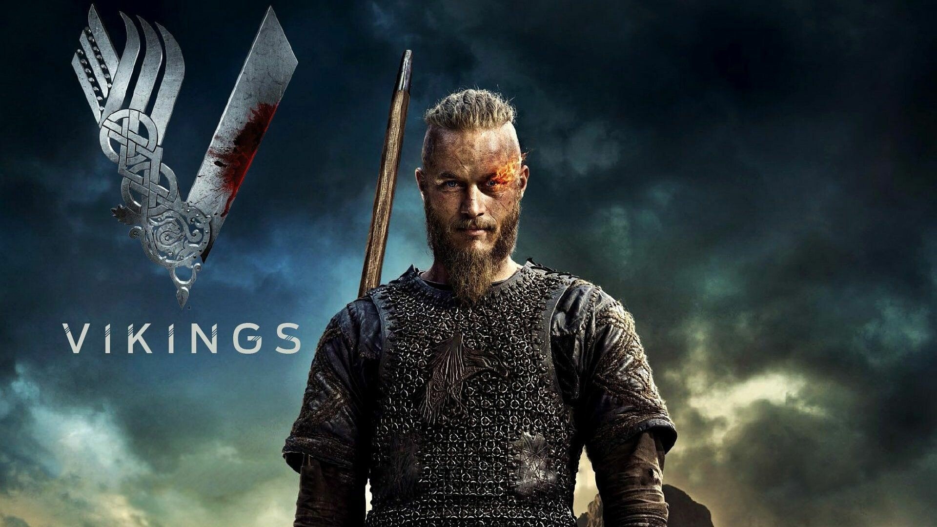 Ragnar Lothbrok, VIKINGS, chainmail armor, Full HD Desktop wallpaper