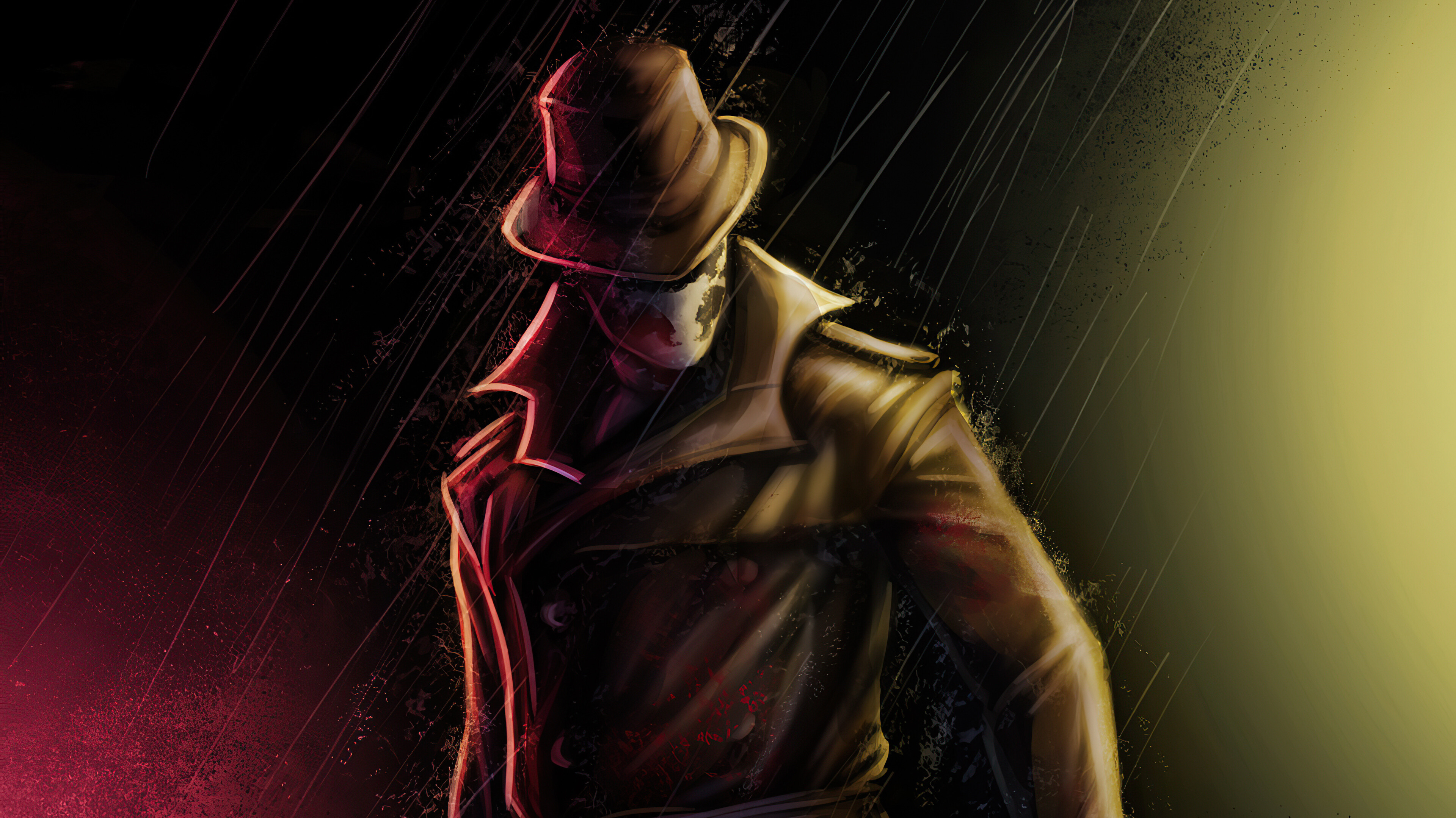 Rorschach Watchmen Comics, Artwork wallpapers, 4K resolution, Unique, 3840x2160 4K Desktop