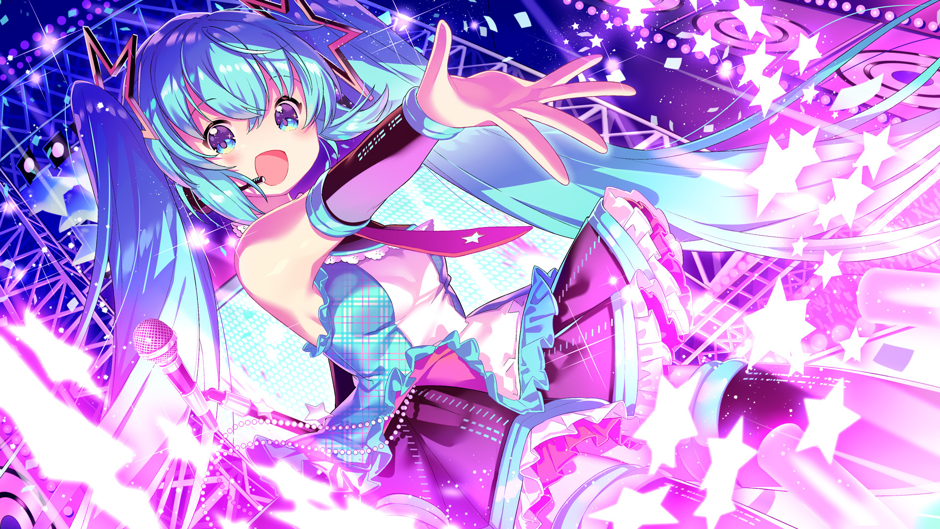 Hatsune Miku music, Vocaloid wallpaper, Zerochan anime, 1920x1080 Full HD Desktop