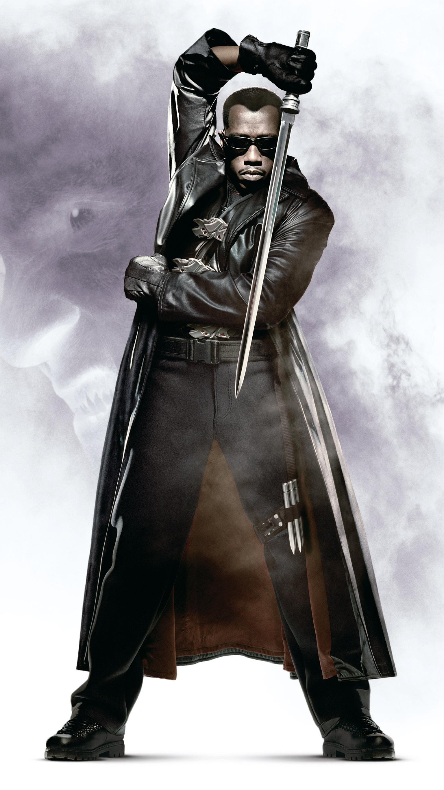Wesley Snipes, Blade 2 wallpapers, High-definition images, Movie backgrounds, 1540x2740 HD Phone