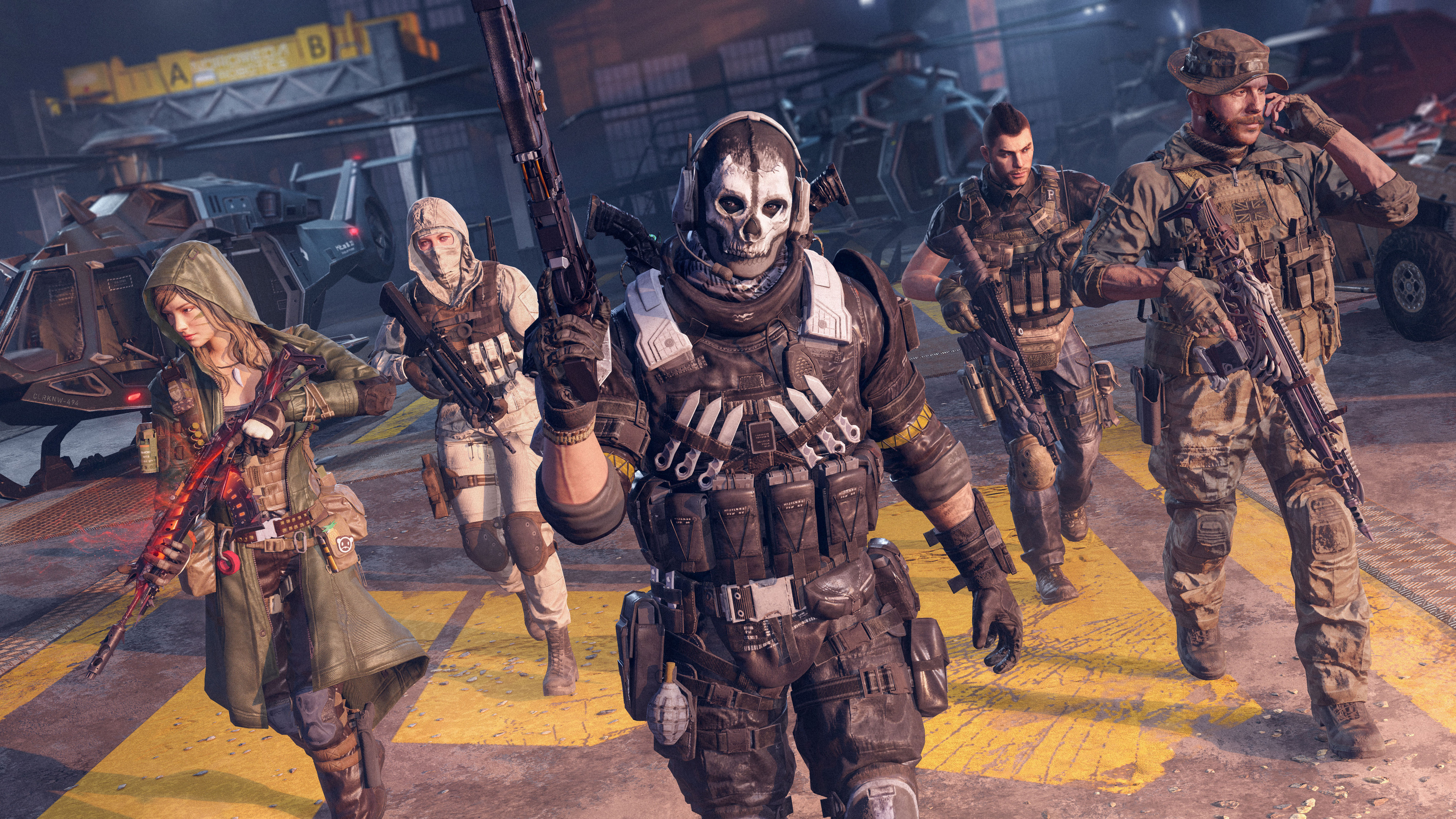 Simon Ghost Riley, Captain Price, Soap MacTavish, Urban Tracker, Task Force 141, 4K Desktop wallpaper