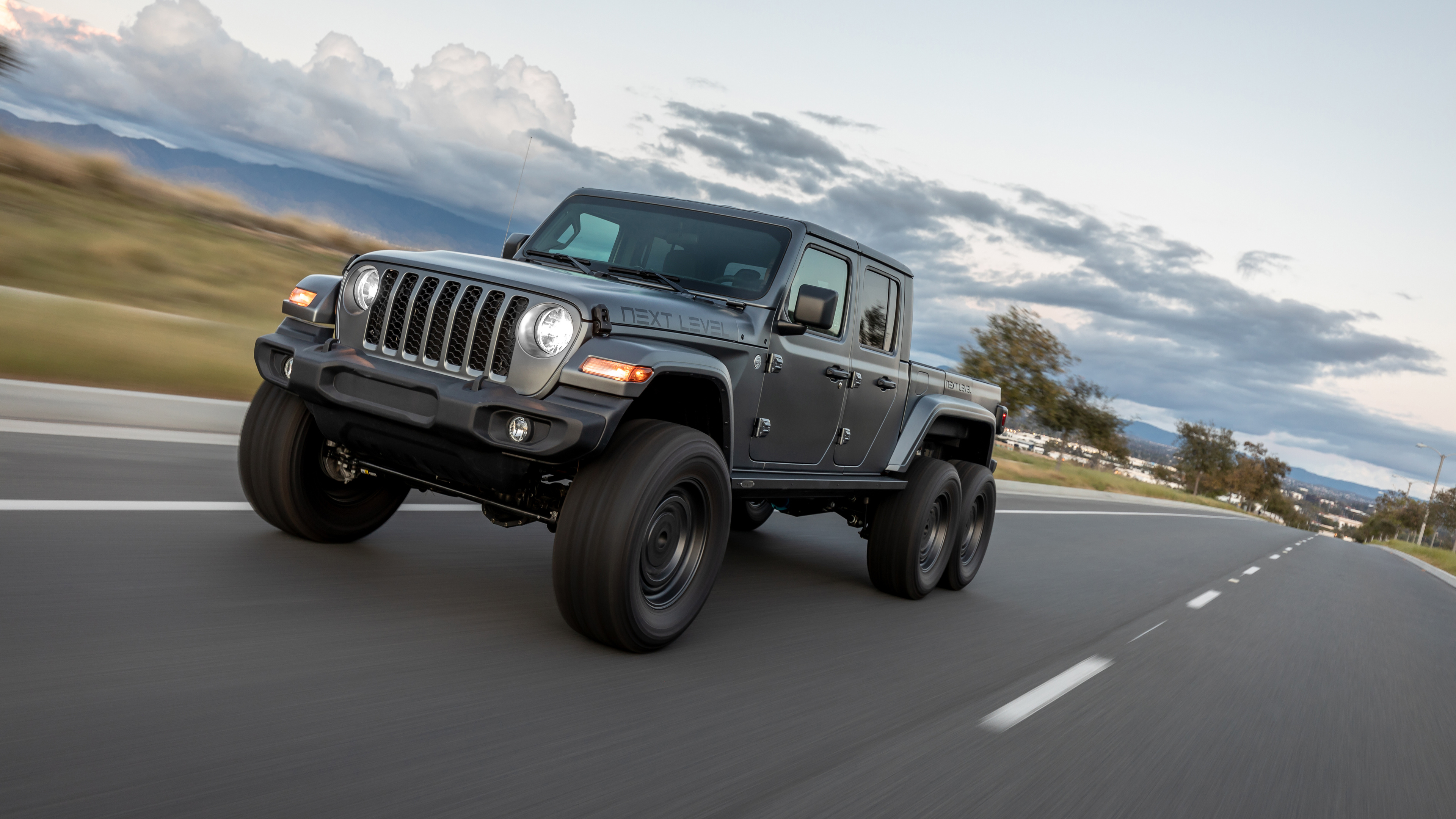 6x6 Version, Jeep Gladiator Wallpaper, 3840x2160 4K Desktop