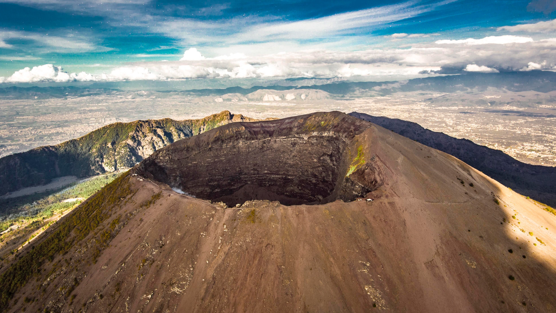 Vesuvio, Guided tour, 4x4 SUV, 1920x1080 Full HD Desktop