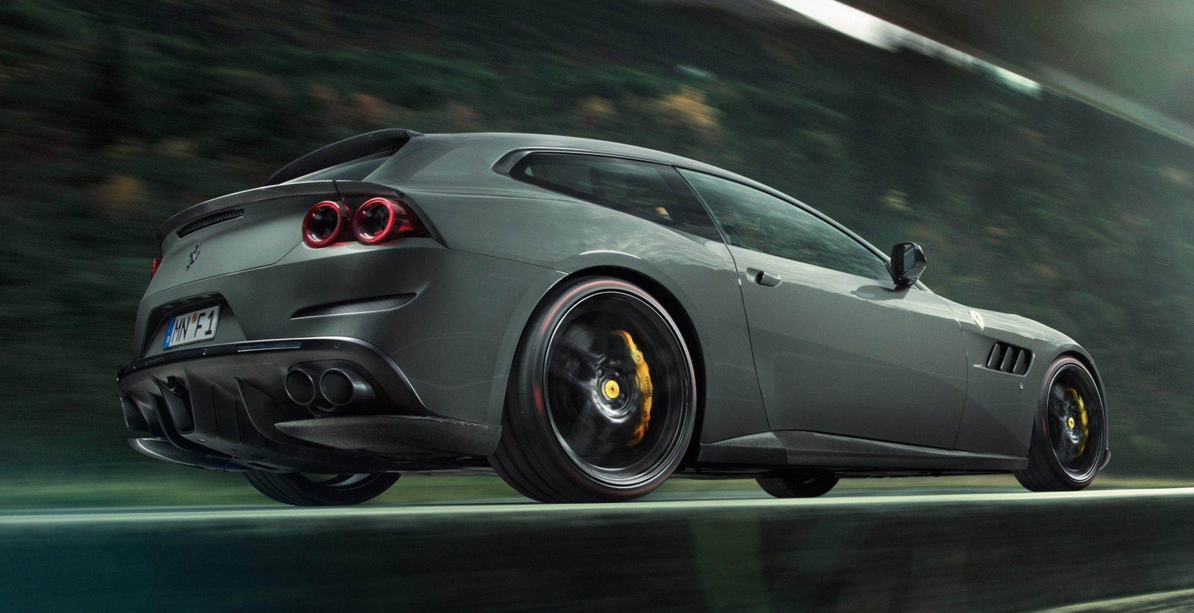 Ferrari GTC4 Lusso, Speed and elegance, Custom modified, Unique breadvan design, 2400x1240 HD Desktop