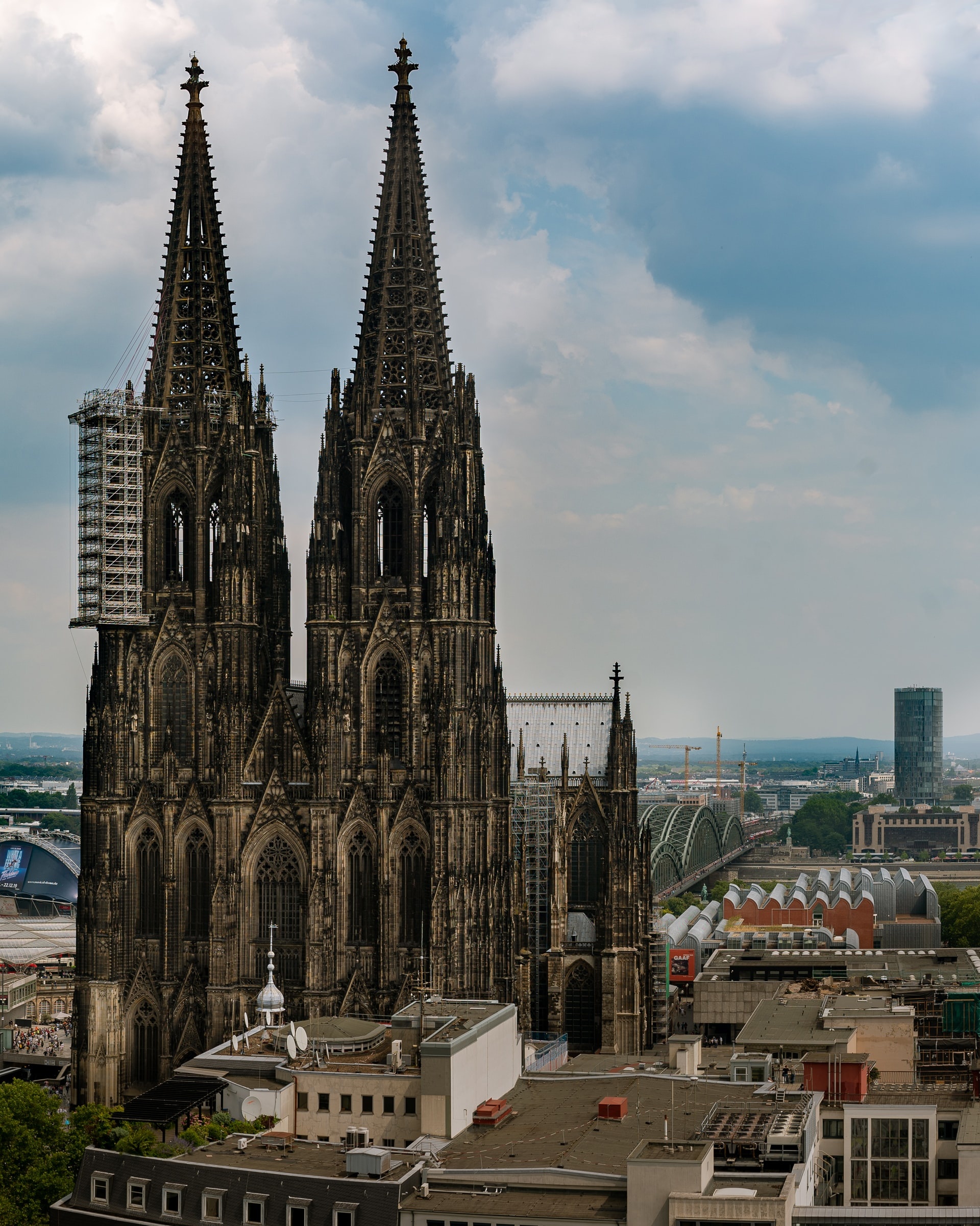 Gothic Architecture, Cologne cathedral, Enduring gothic, Unusual places, 1920x2400 HD Phone