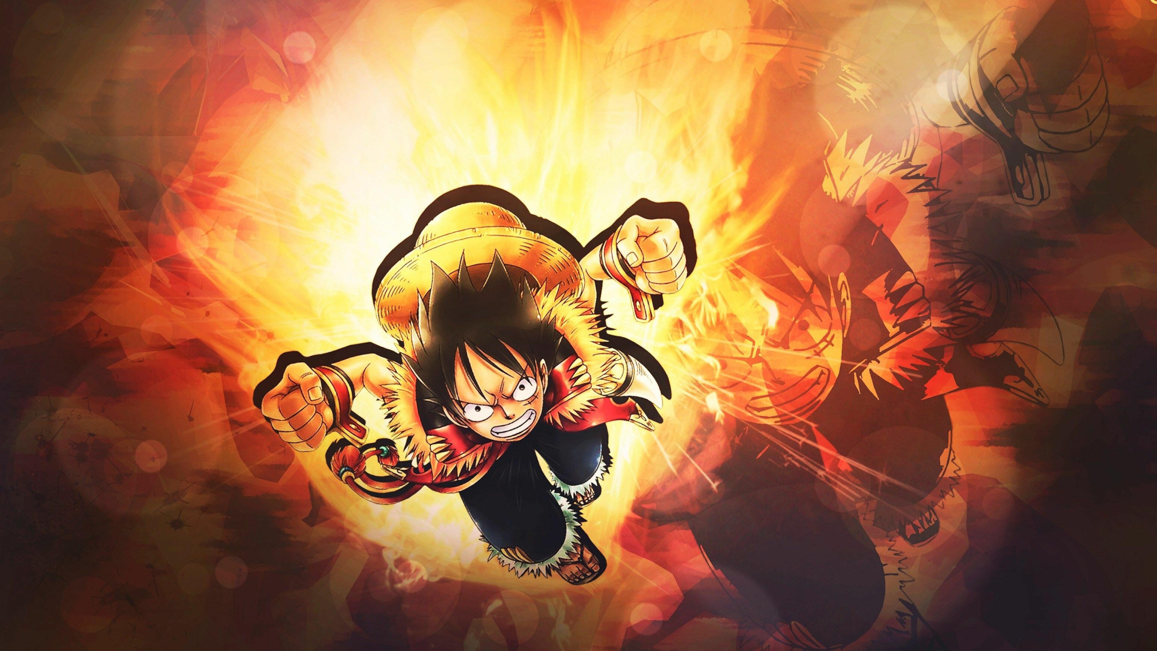 One Piece, Widescreen wallpapers, Anime beauty, HD backgrounds, 3840x2160 4K Desktop