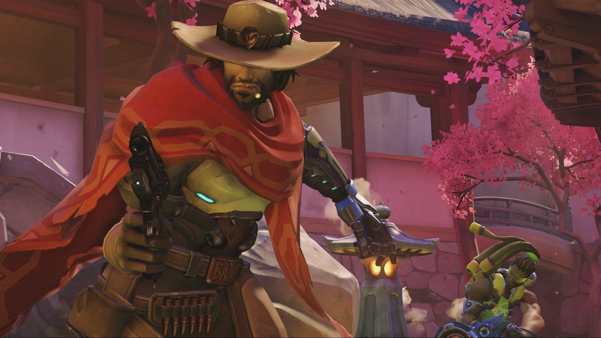 Animated McCree wallpaper, Ryan Sellers, Dynamic display, Moving images, 1920x1080 Full HD Desktop