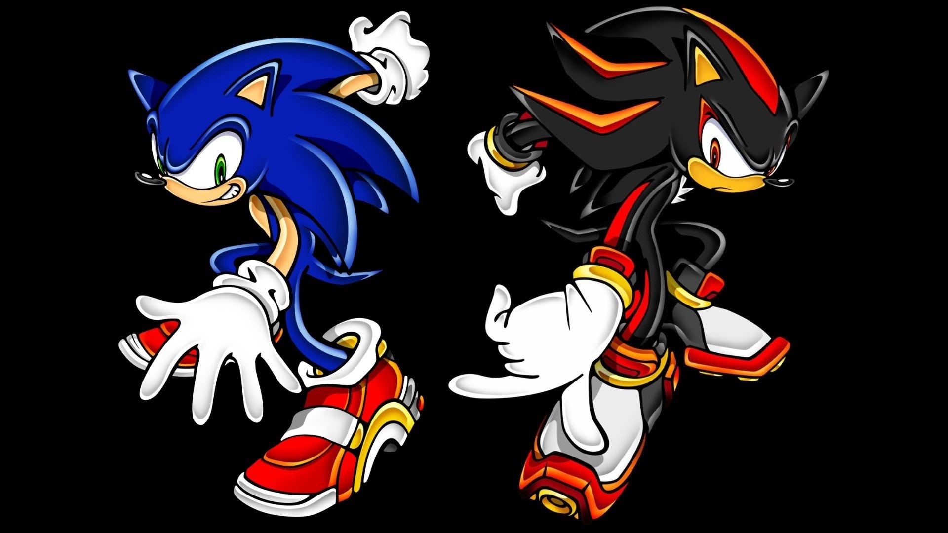 Sonic the Hedgehog, Shadow the Hedgehog, Soap Shoes, Full HD Desktop wallpaper