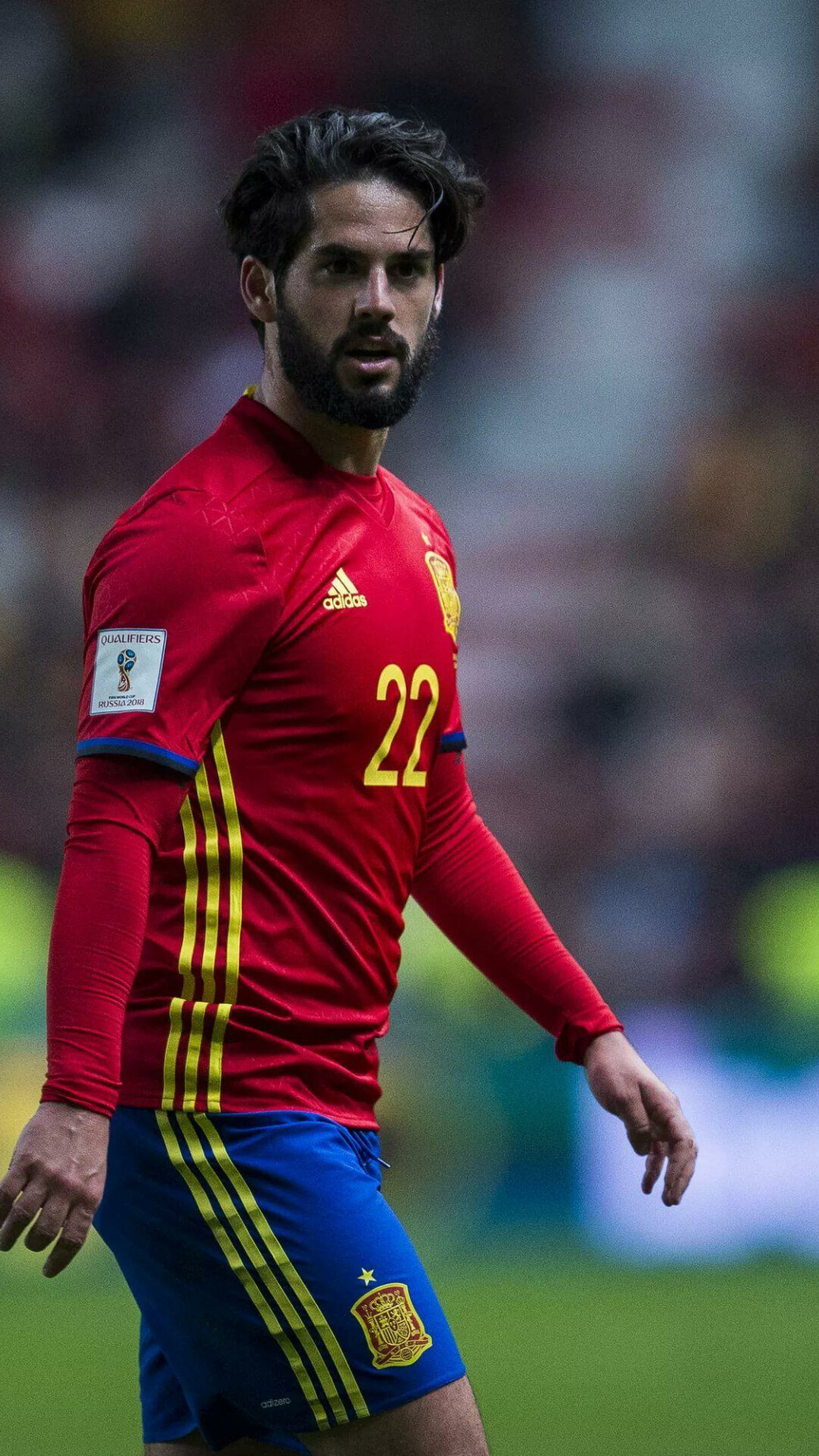 FIFA World Cup 2018, Isco Wallpaper, 1080x1920 Full HD Phone