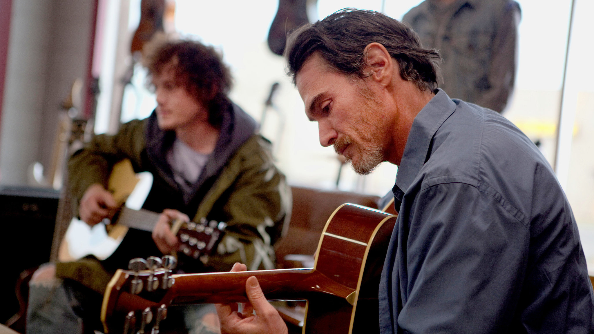 Billy Crudup, Movies star, Father's grief, Rudderless movie, 2050x1160 HD Desktop