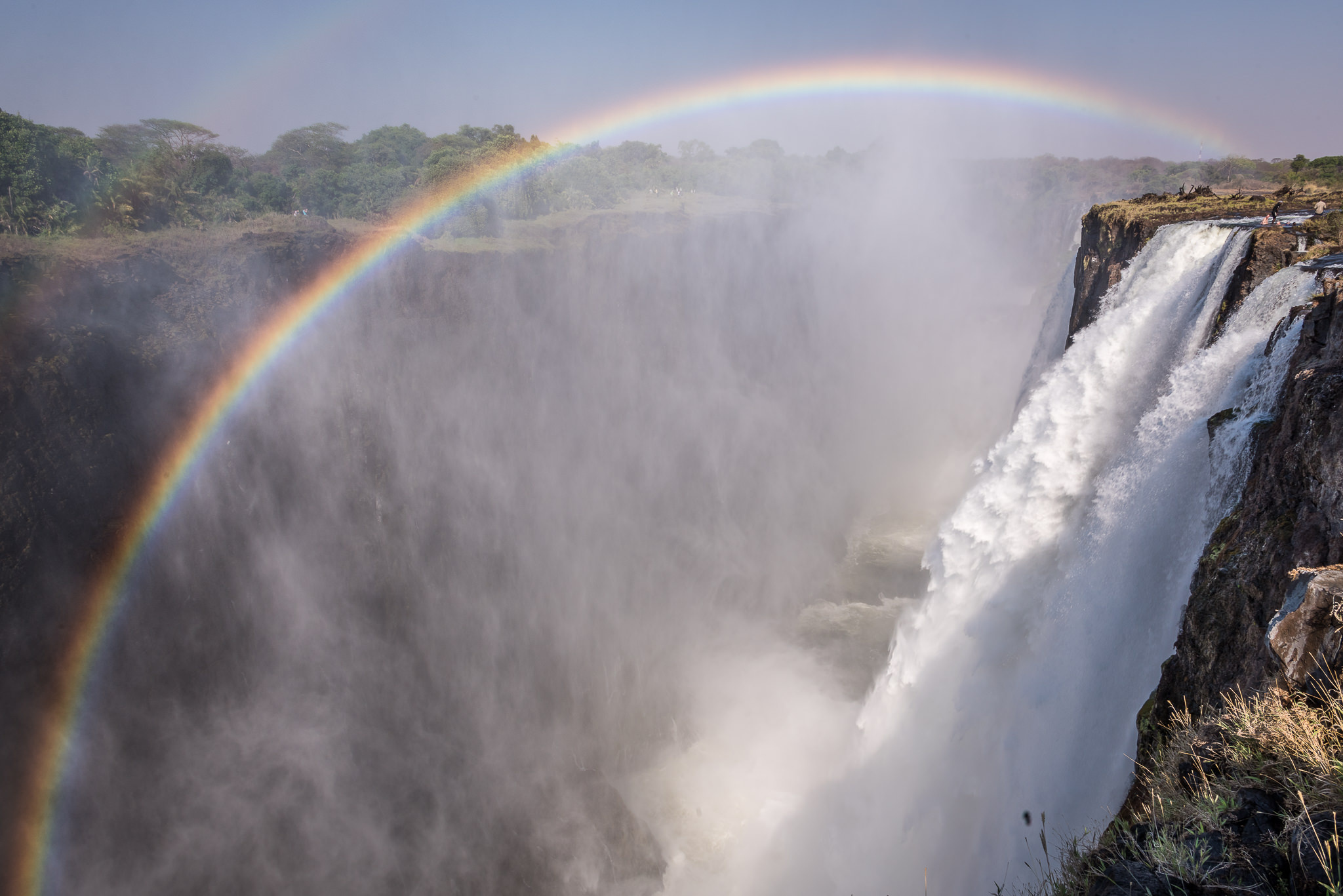 Rainbow, Devil’s Pool (Zambia) Wallpaper, 2050x1370 HD Desktop