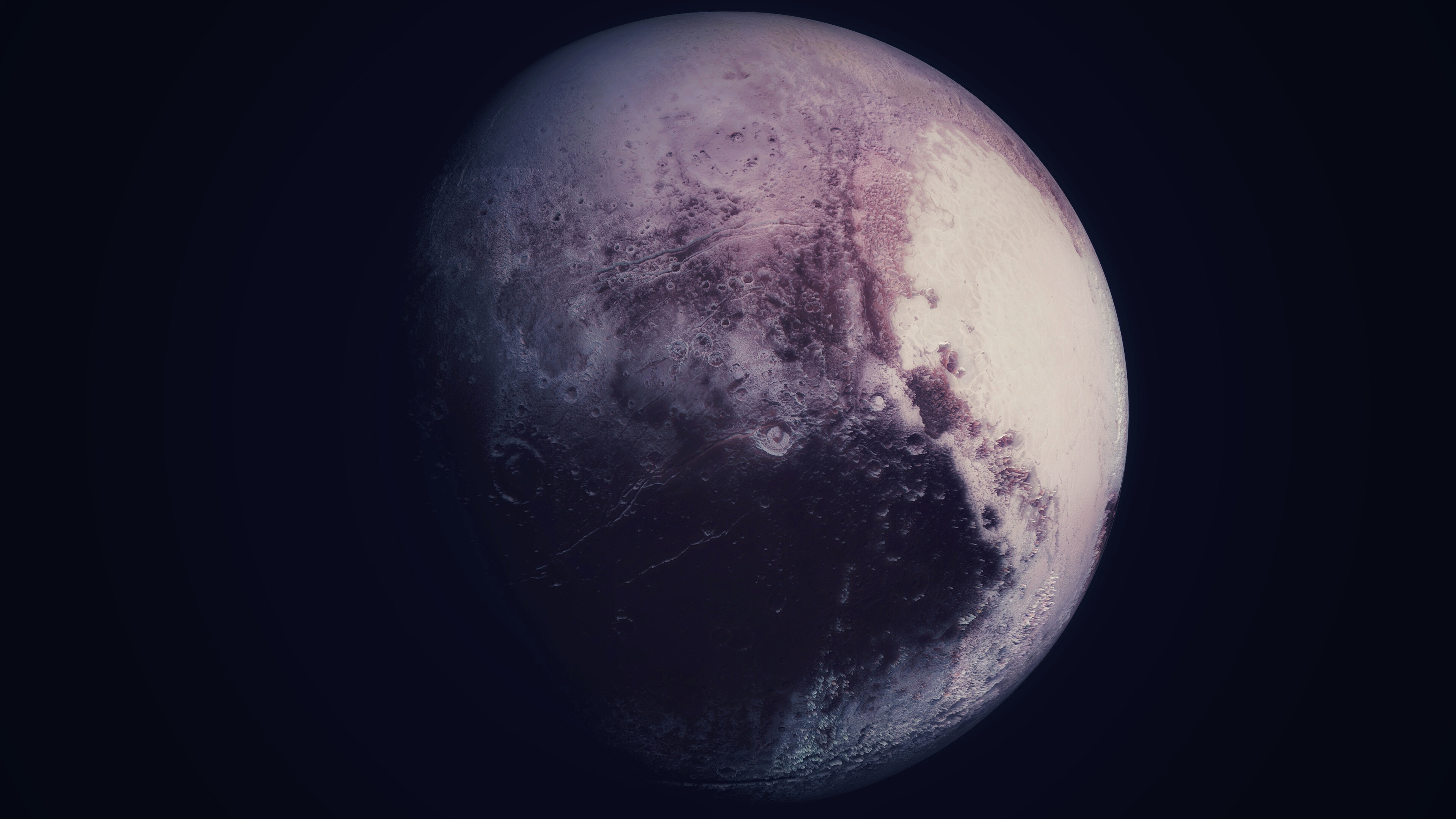 Pluto, Space wallpapers, Planet acirc, 128, 3840x2160 4K Desktop