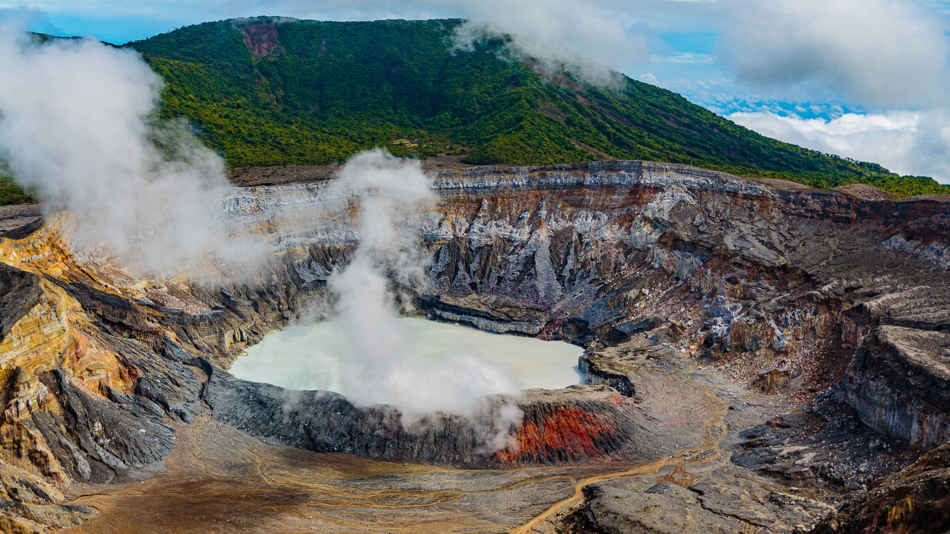 Poas National Park, Reisebericht, Costa Rica, Dschungelwanderung, 1920x1080 Full HD Desktop