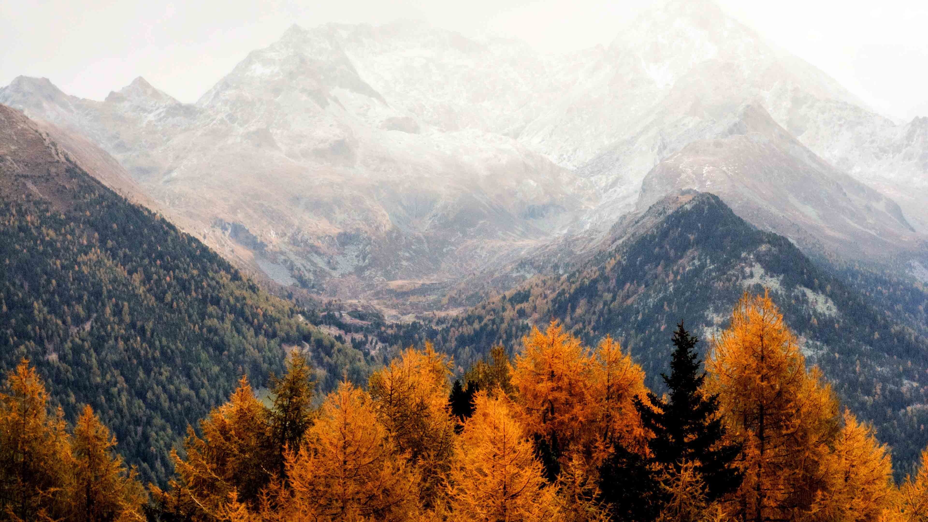 Mountains, Aesthetic Wallpaper, 3840x2160 4K Desktop