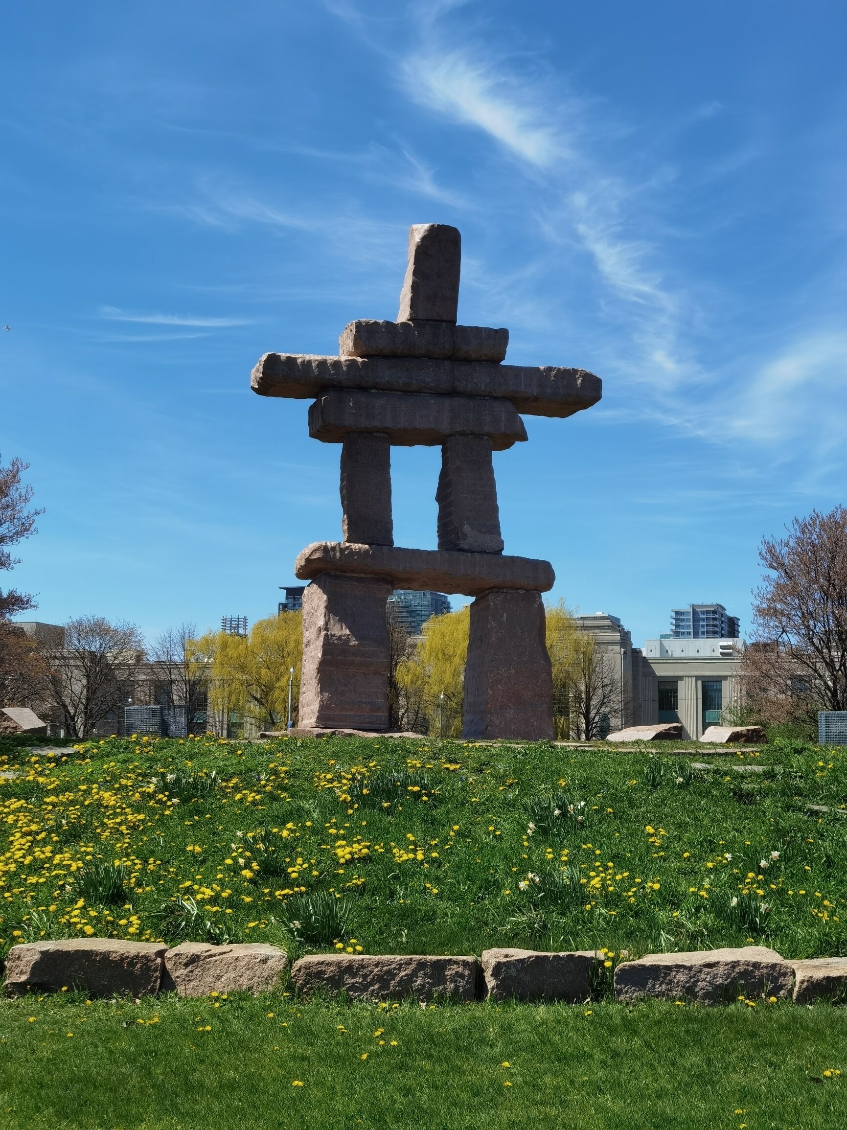 Inukshuk, Canada, Toronto Inukshuk Park, Landmark attraction, 1740x2310 HD Phone