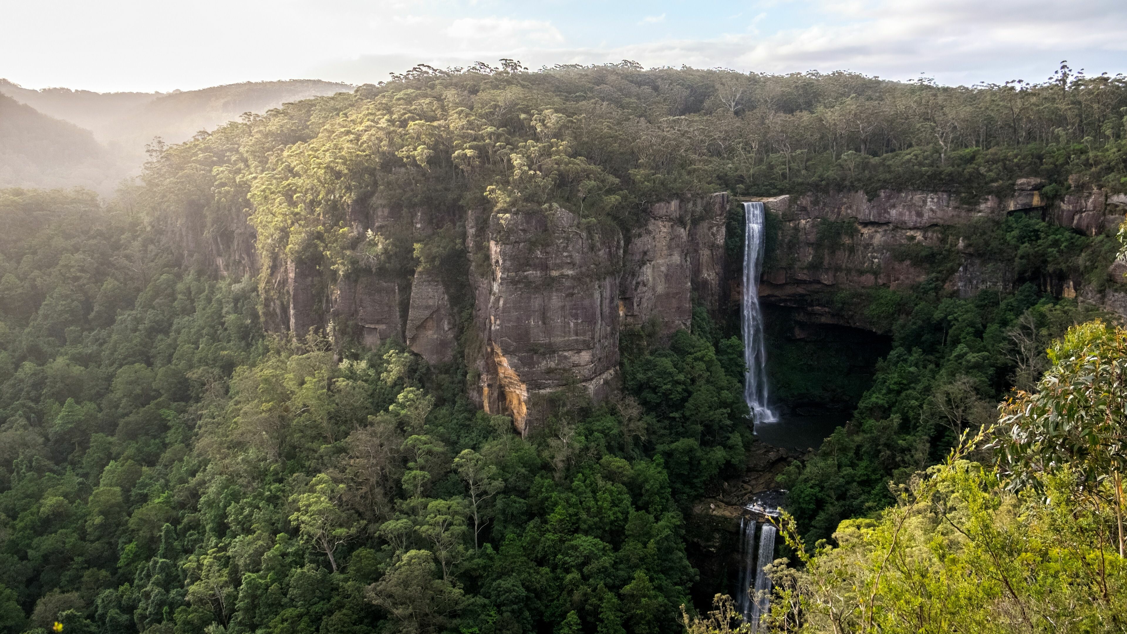 Belmore Falls, Rainforests Wallpaper, 3840x2160 4K Desktop